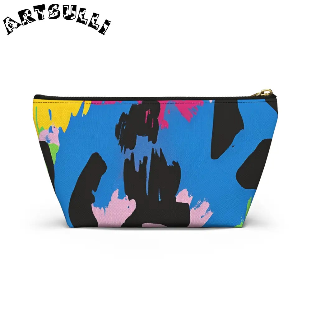 Pastel T-Bottom Pouch Displays Abstract Art, Artsulli - Art is Long, Life is Short, Bags, , , , , , , 