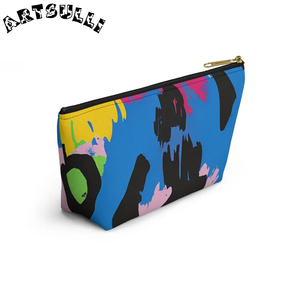 Pastel T-Bottom Pouch Displays Abstract Art, Artsulli - Art is Long, Life is Short, Bags, , , , , , , 