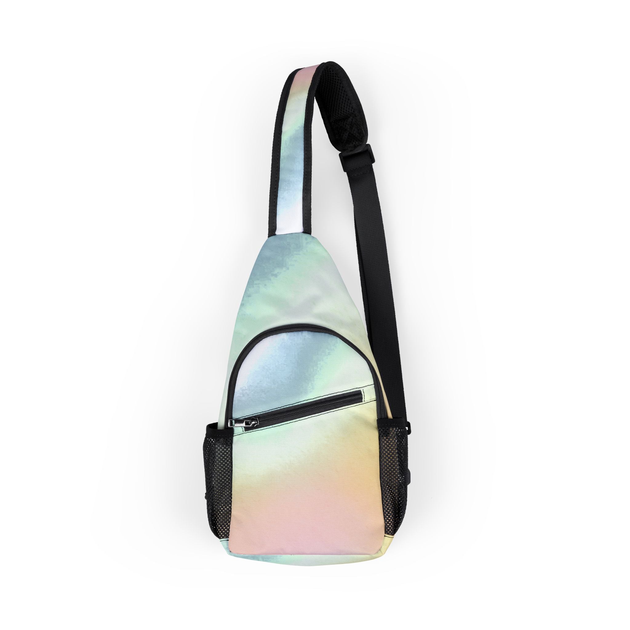 Printify Pastel Tie-Dye Customizable Chest Bag 2025