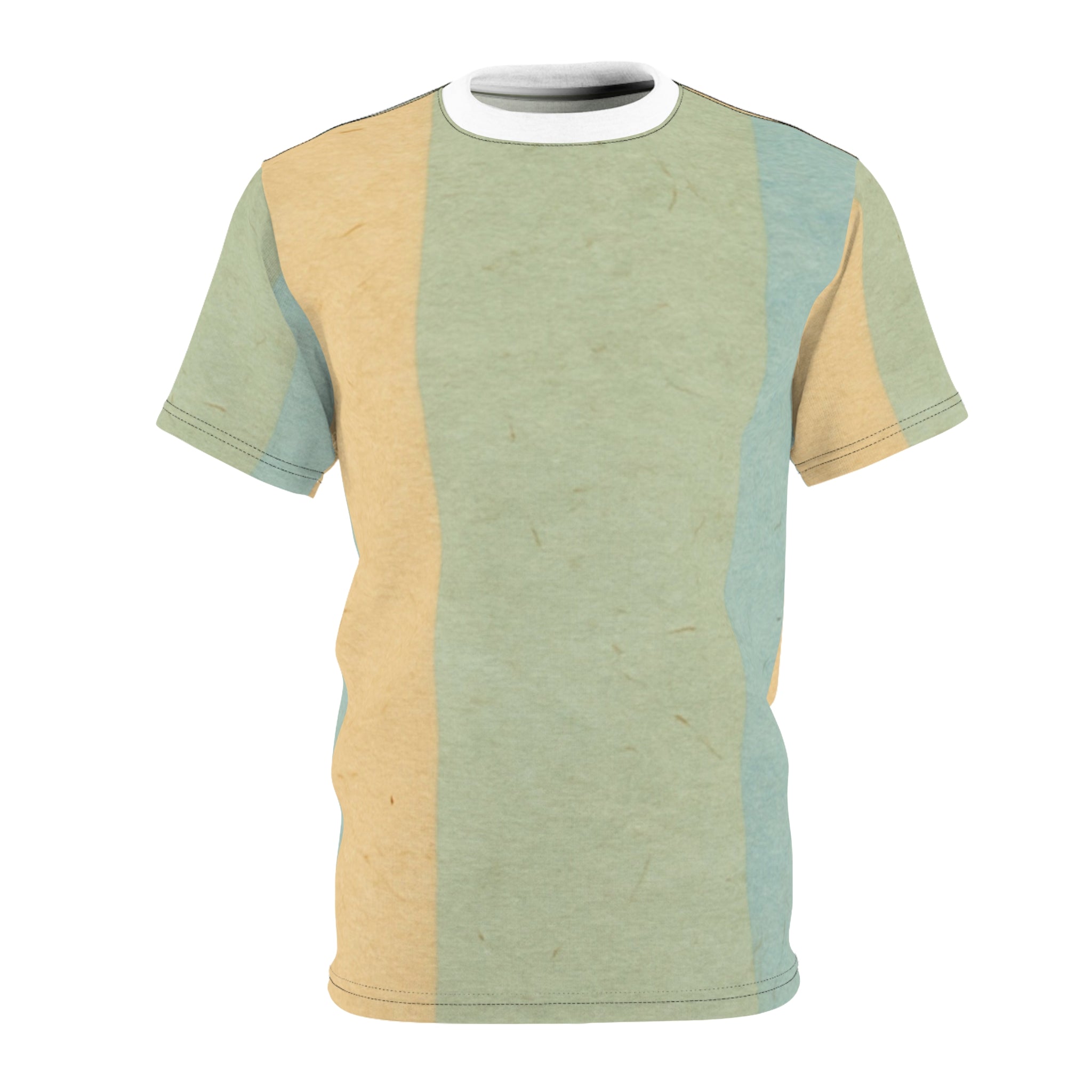 Printify Pastel Vertical Stripe T-Shirt 2025