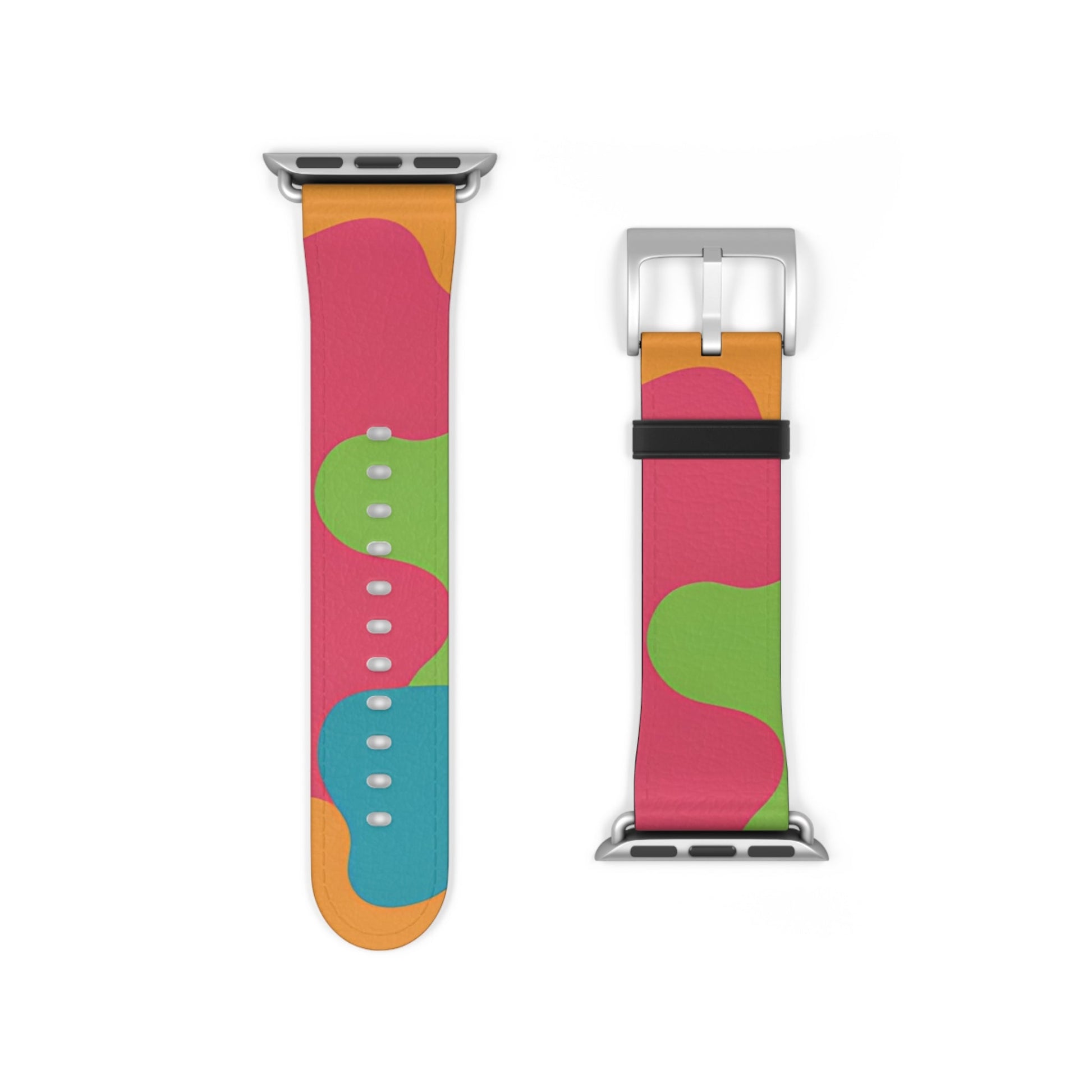 Patterned Faux Leather Apple Watch Band, Artsulli - Art is Long, Life is Short, Accessories, , , , , , , 