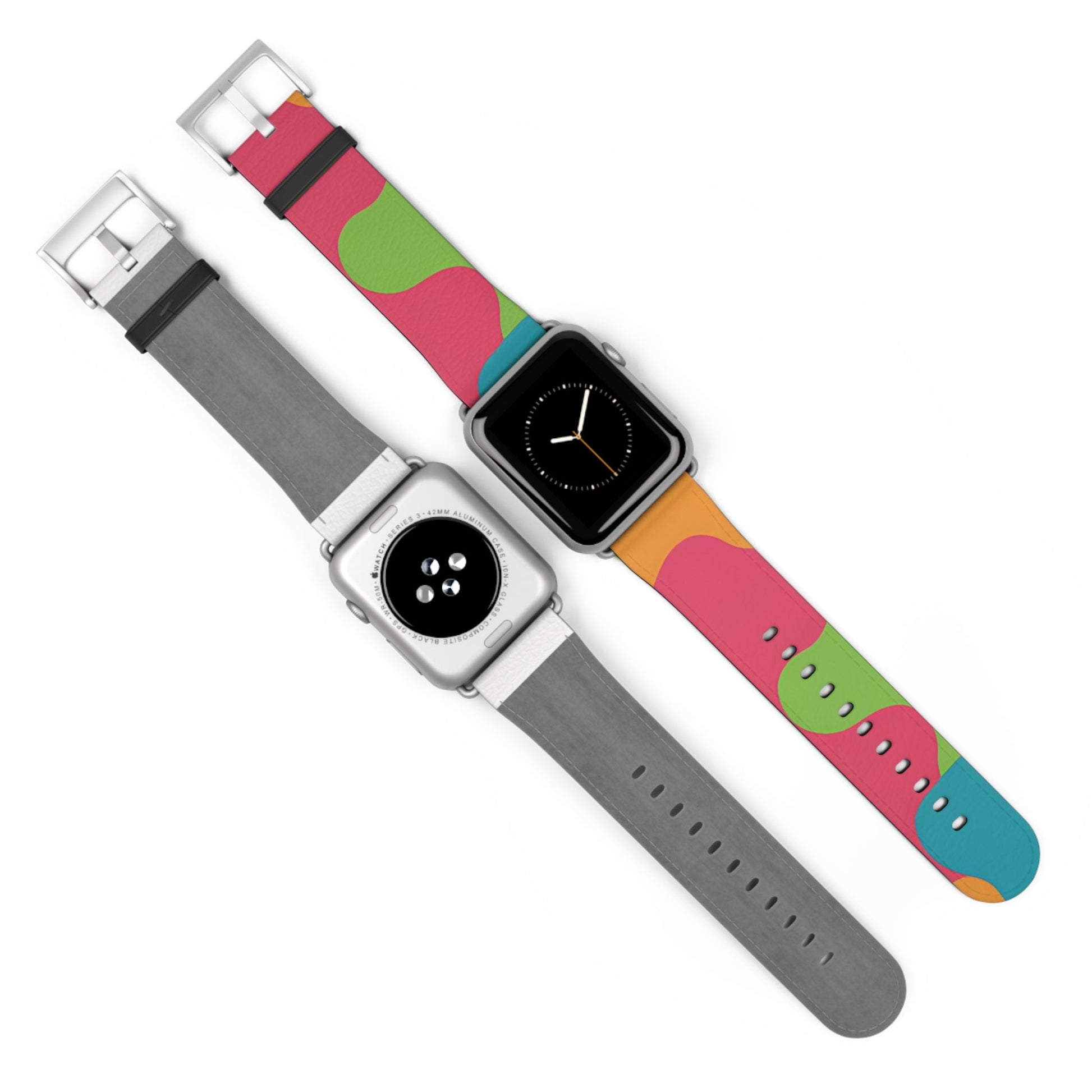 Patterned Faux Leather Apple Watch Band, Artsulli - Art is Long, Life is Short, Accessories, , , , , , , 