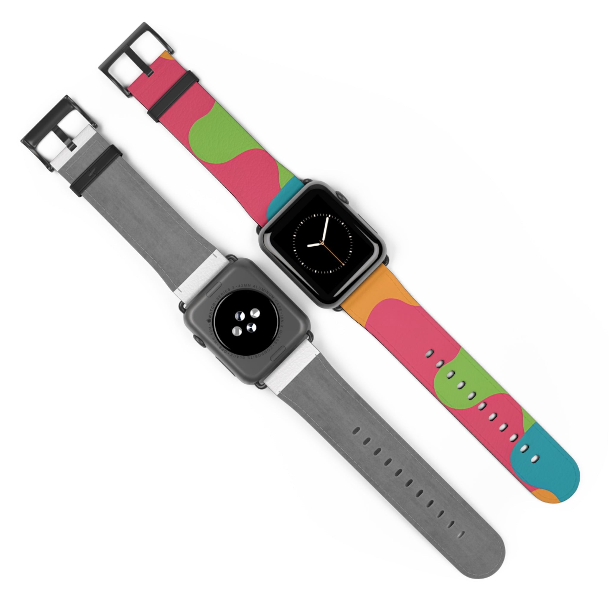 Patterned Faux Leather Apple Watch Band, Artsulli - Art is Long, Life is Short, Accessories, , , , , , , 