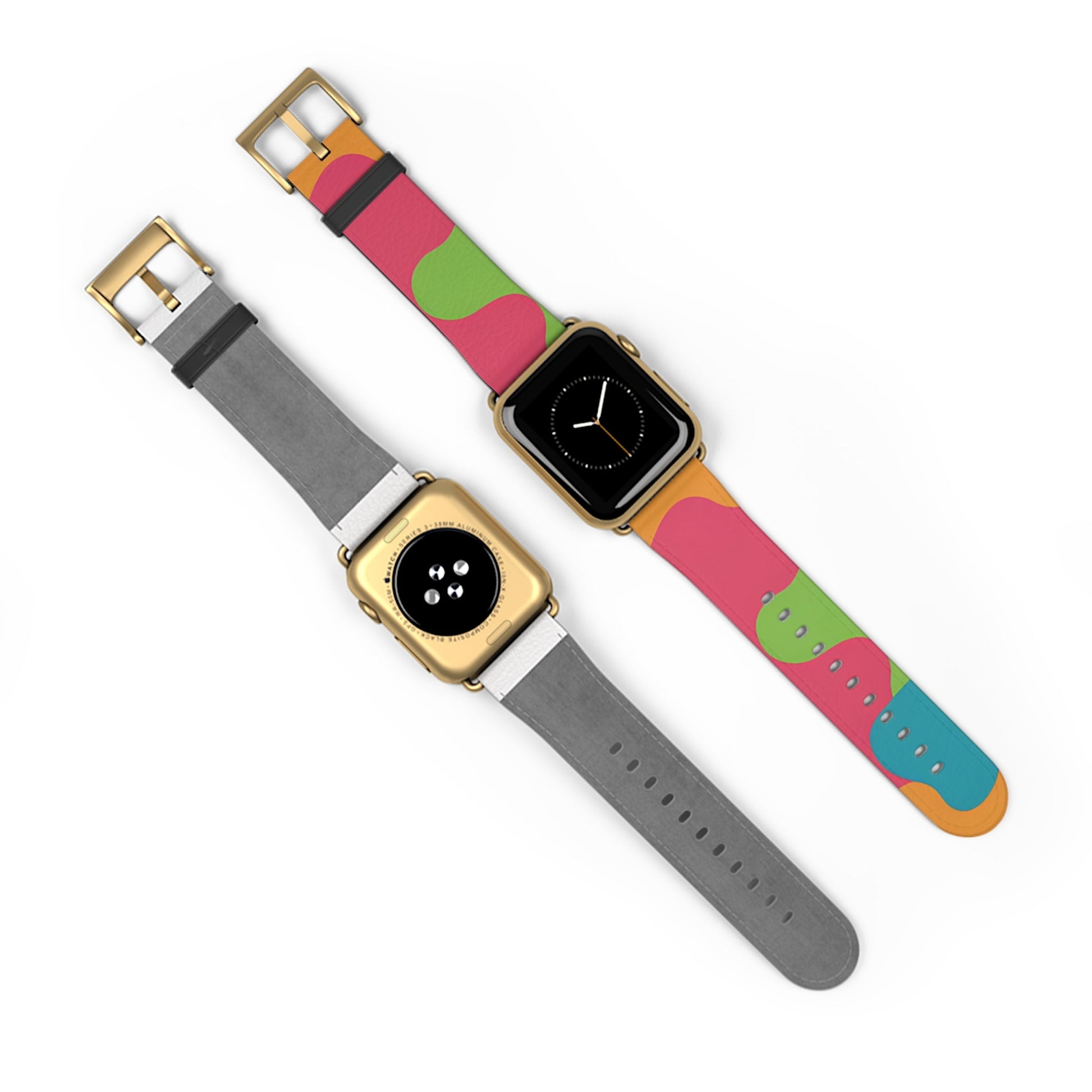 Patterned Faux Leather Apple Watch Band, Artsulli - Art is Long, Life is Short, Accessories, , , , , , , 