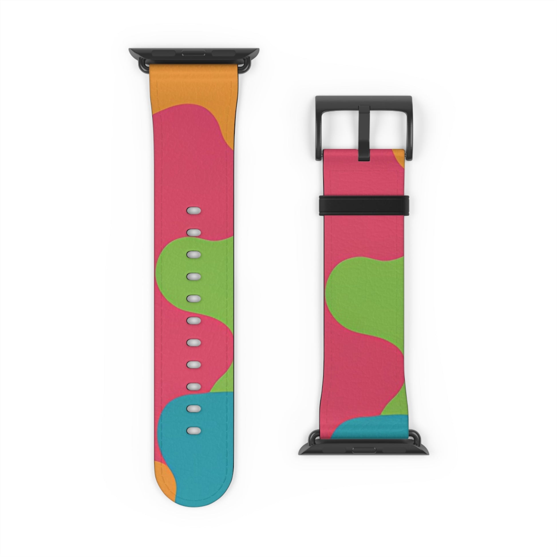 Patterned Faux Leather Apple Watch Band, Artsulli - Art is Long, Life is Short, Accessories, , , , , , , 
