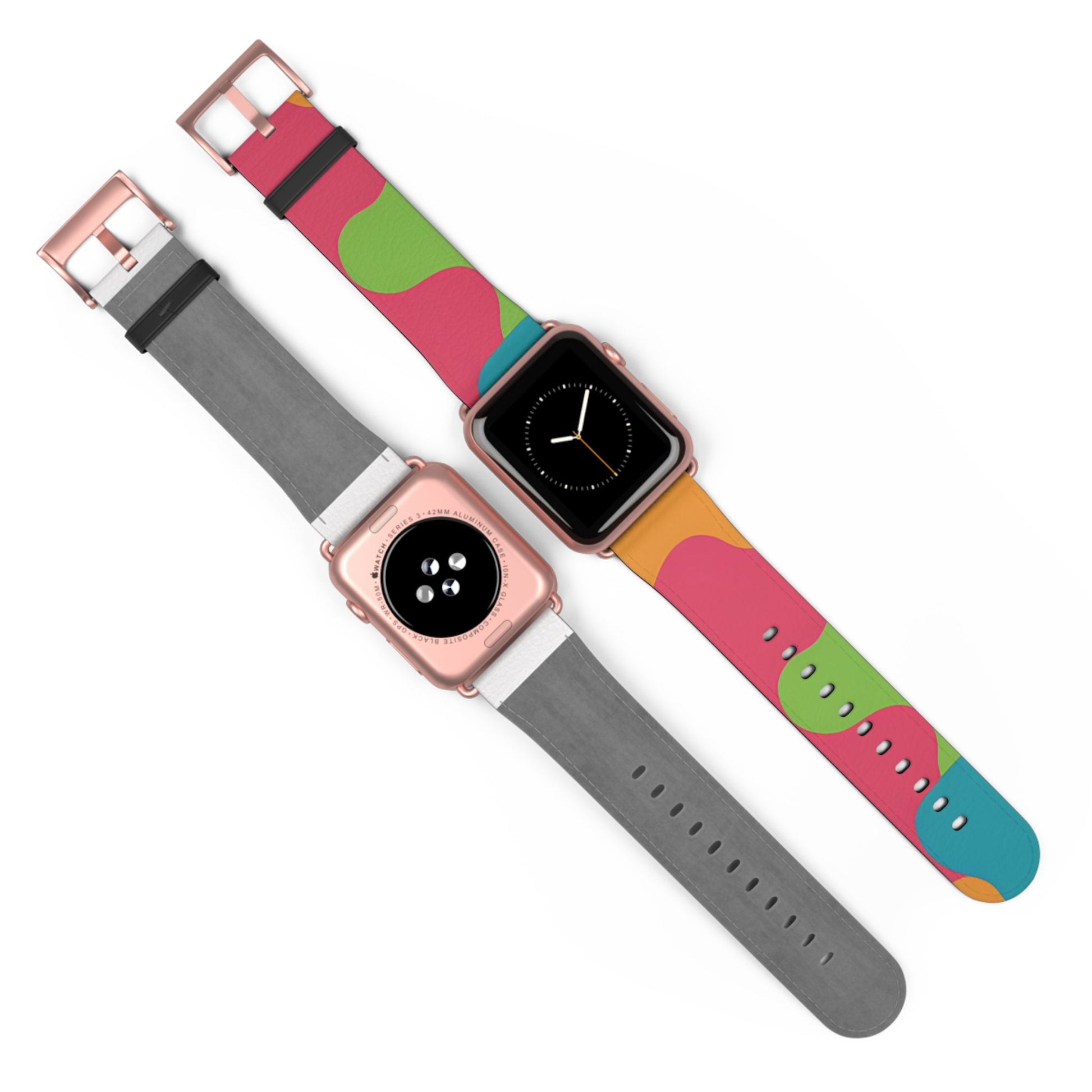 Patterned Faux Leather Apple Watch Band, Artsulli - Art is Long, Life is Short, Accessories, , , , , , , 