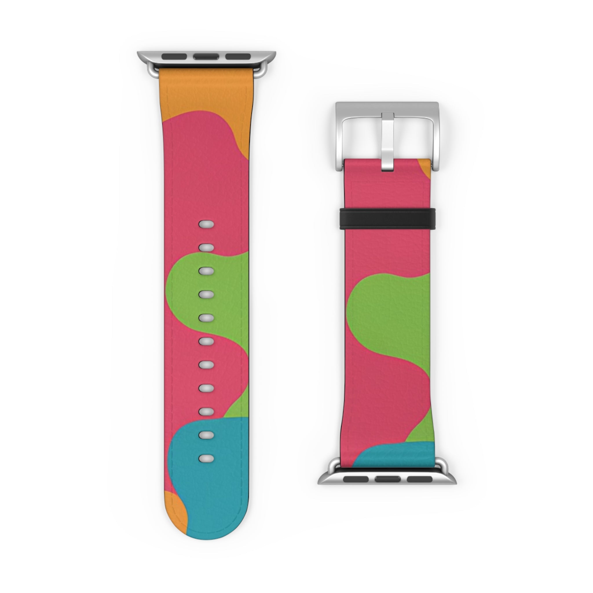 Patterned Faux Leather Apple Watch Band, Artsulli - Art is Long, Life is Short, Accessories, , , , , , , 