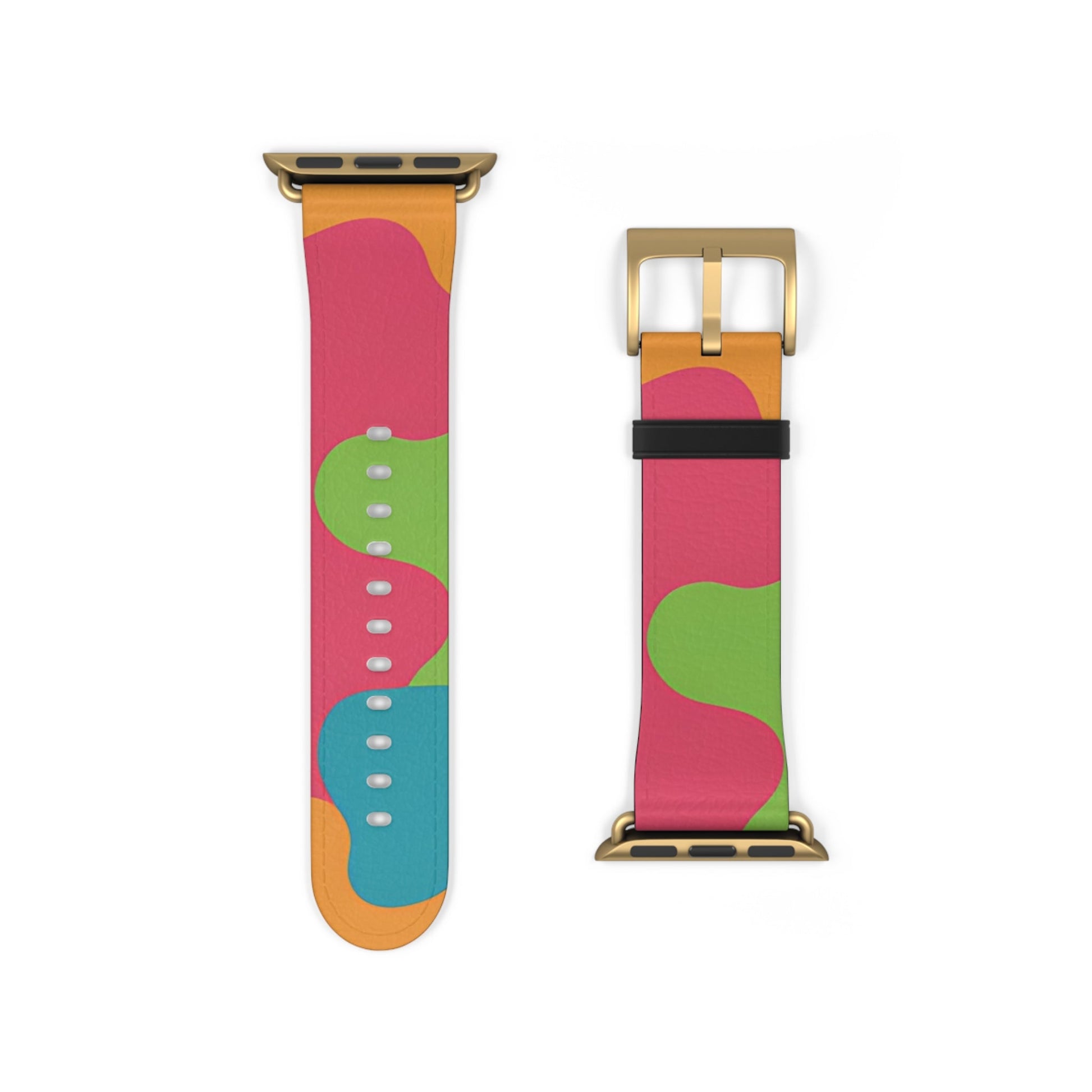 Patterned Faux Leather Apple Watch Band, Artsulli - Art is Long, Life is Short, Accessories, , , , , , , 