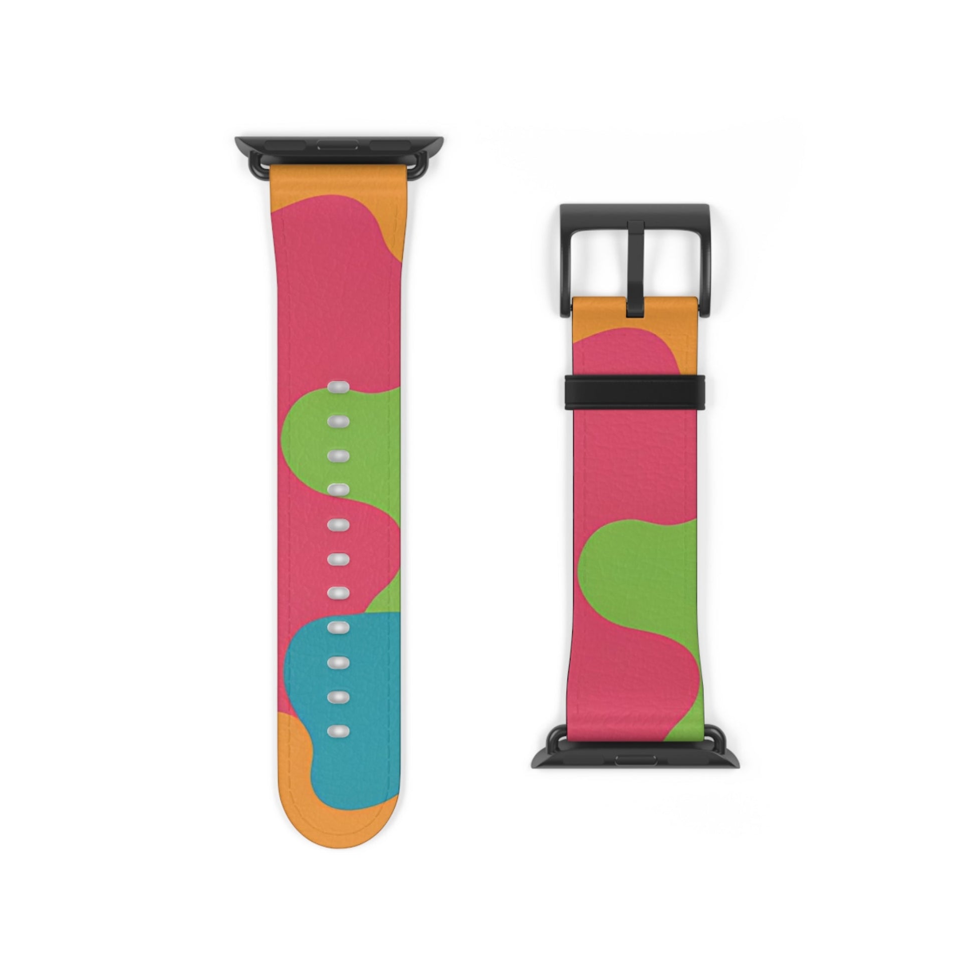 Patterned Faux Leather Apple Watch Band, Artsulli - Art is Long, Life is Short, Accessories, , , , , , , 