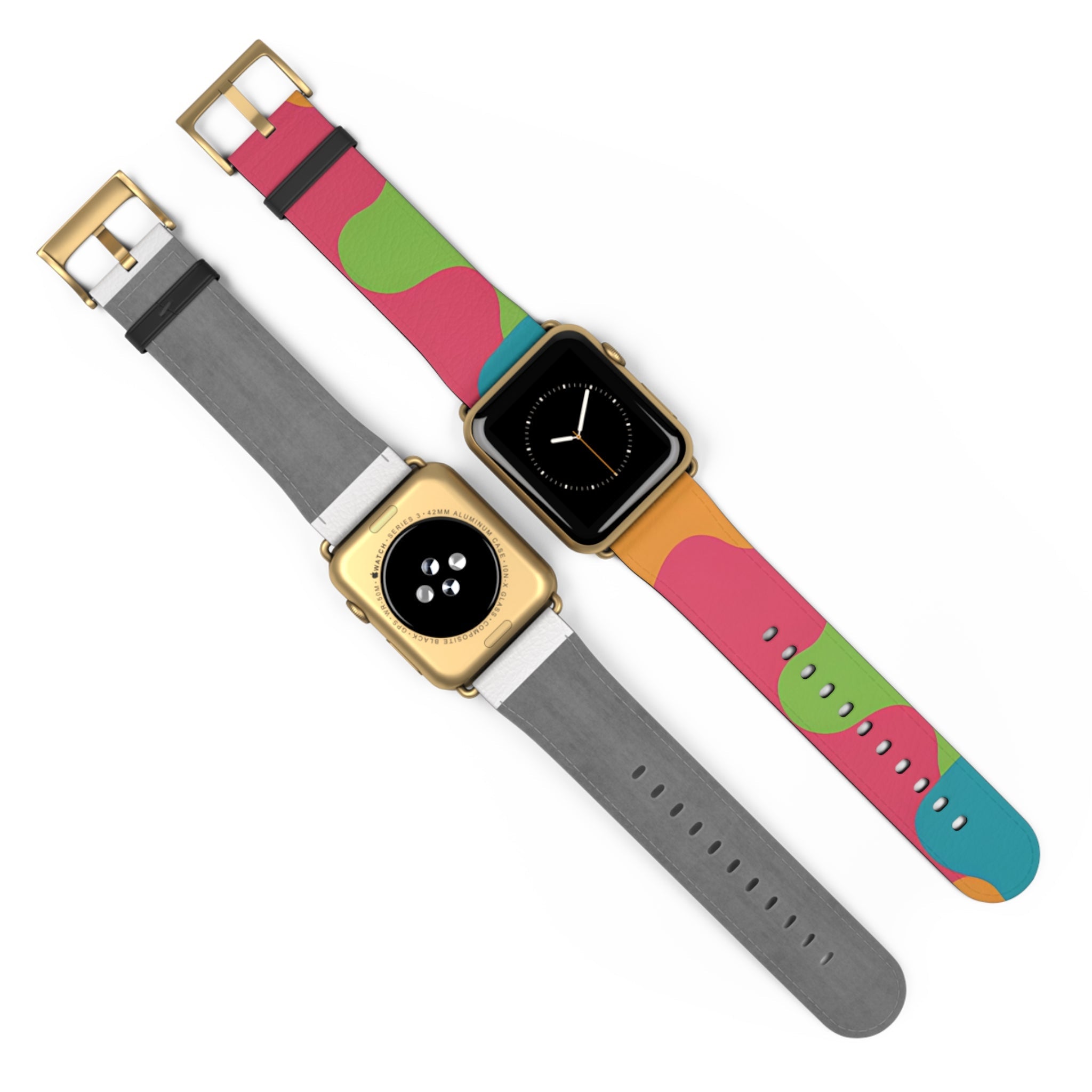 Patterned Faux Leather Apple Watch Band, Artsulli - Art is Long, Life is Short, Accessories, , , , , , , 