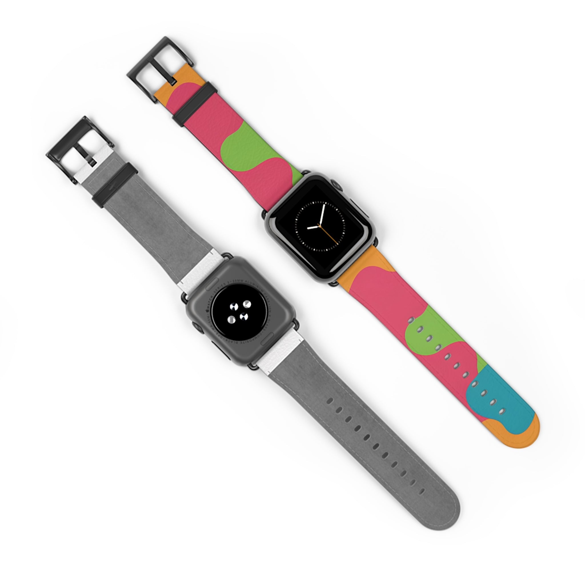Patterned Faux Leather Apple Watch Band, Artsulli - Art is Long, Life is Short, Accessories, , , , , , , 