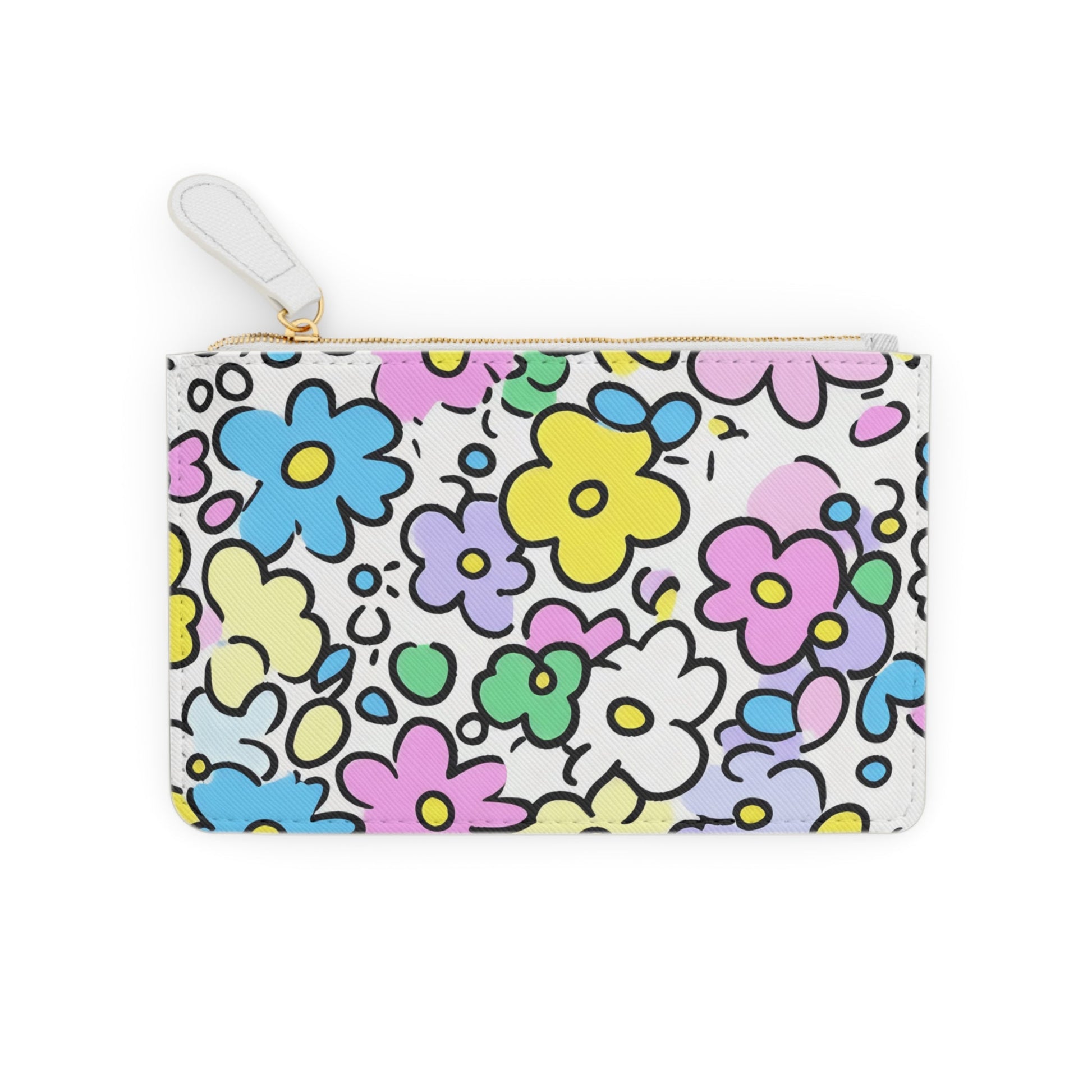 Personalized Colorful Floral Clutch Bag, Artsulli - Art is Long, Life is Short, Bags, , , , , , , 