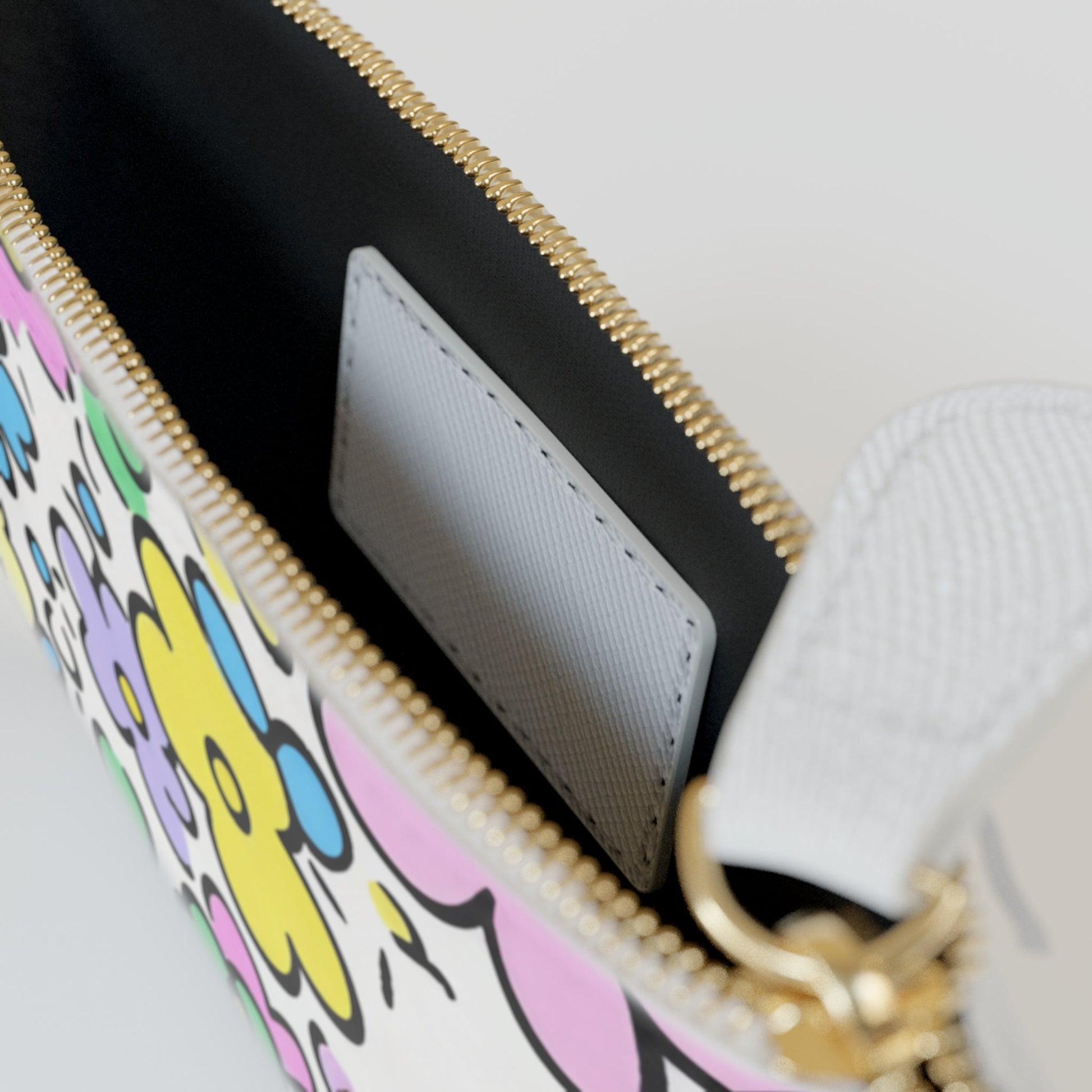 Personalized Colorful Floral Clutch Bag, Artsulli - Art is Long, Life is Short, Bags, , , , , , , 