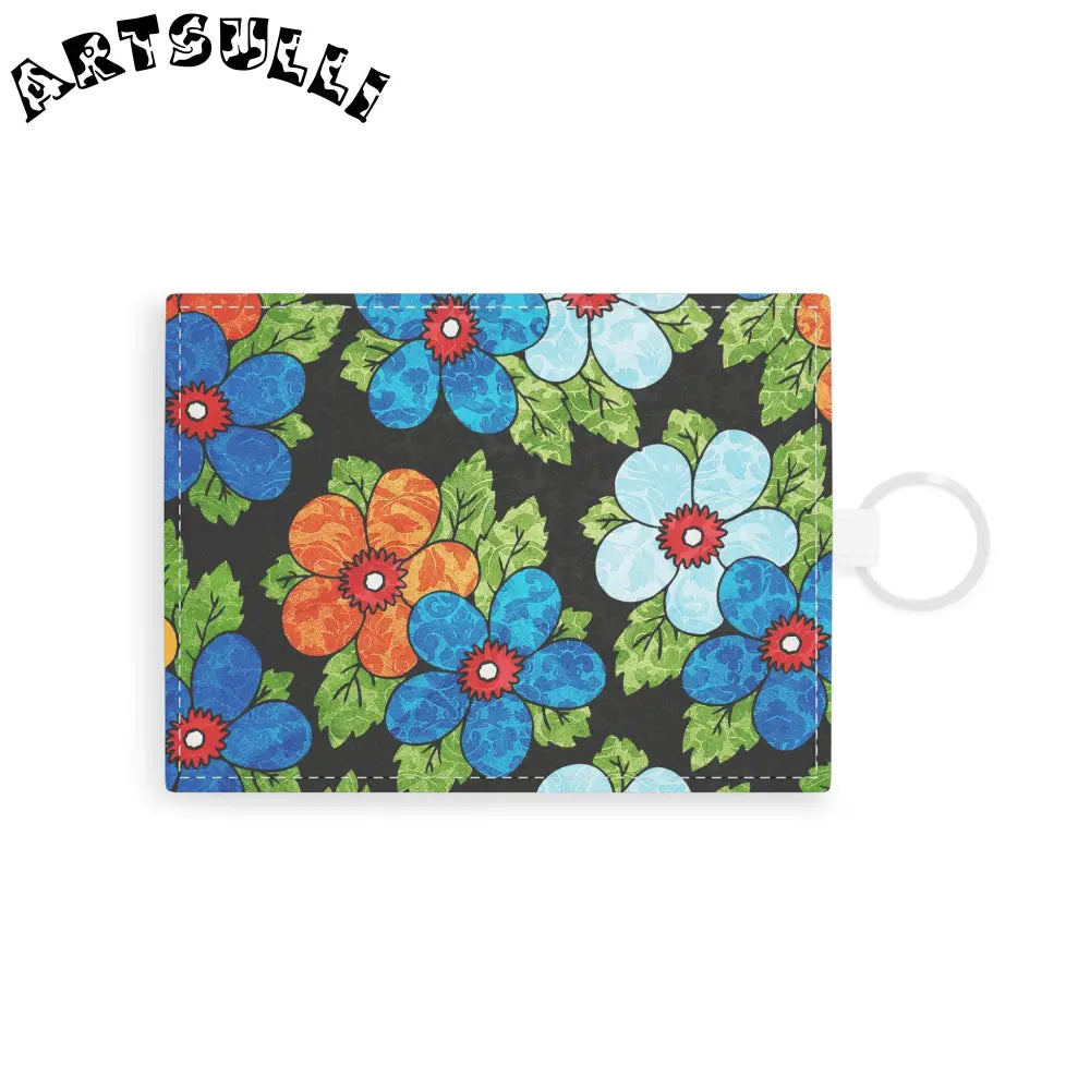 JAKKOUTTHEBXX Personalized Floral Card Holder with Key Ring 2025