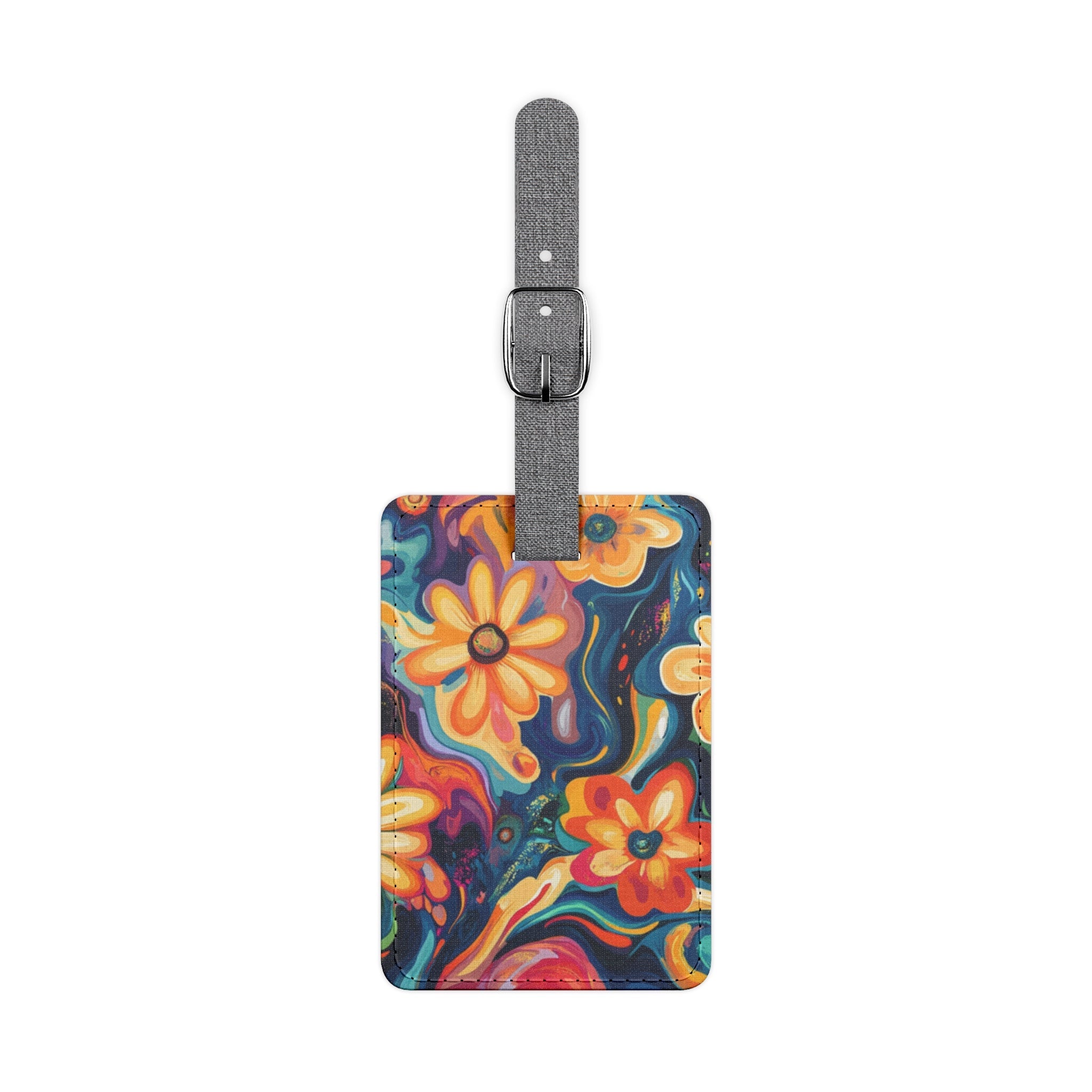 Printify Personalized Floral Luggage Tag 2025