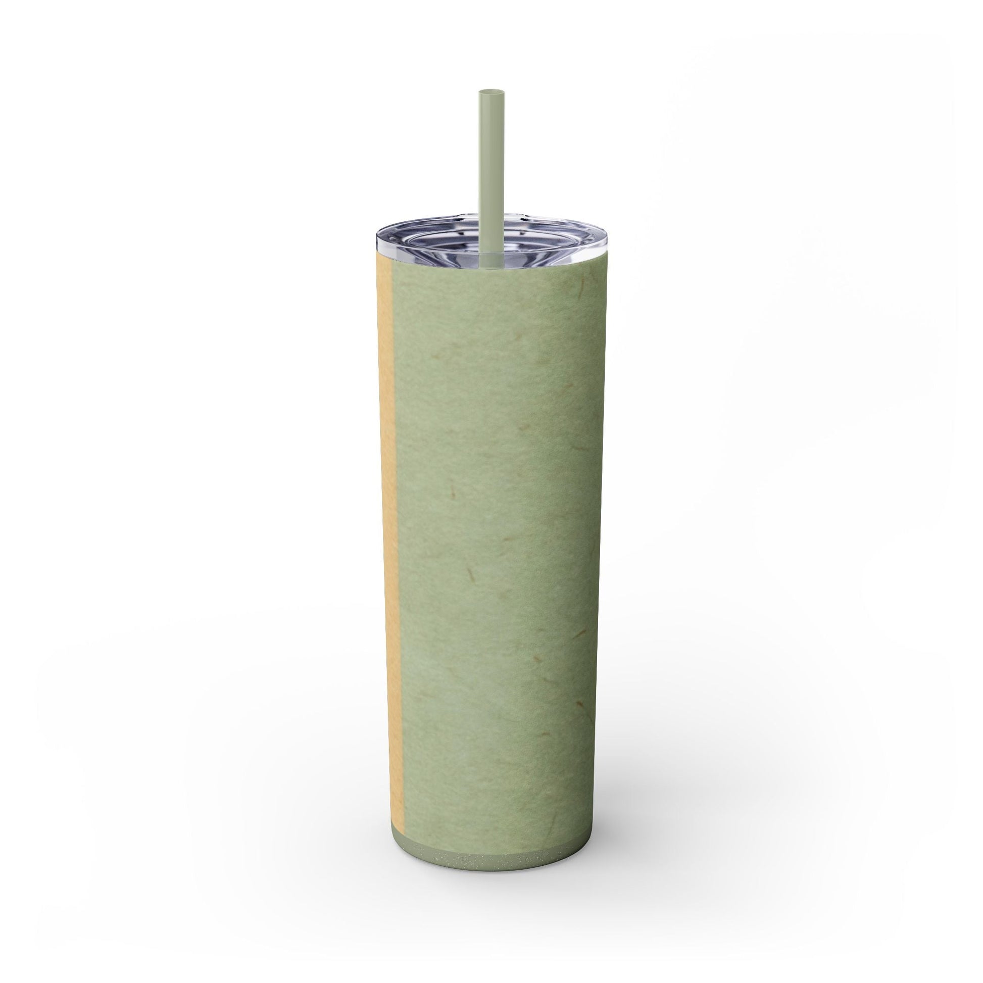 Personalized Maars Green Ombre Skinny Tumbler, Artsulli - Art is Long, Life is Short, Mug, Finish, Glossy, Color, Glitter Seascape, Size, 20oz, 21005125088379139399