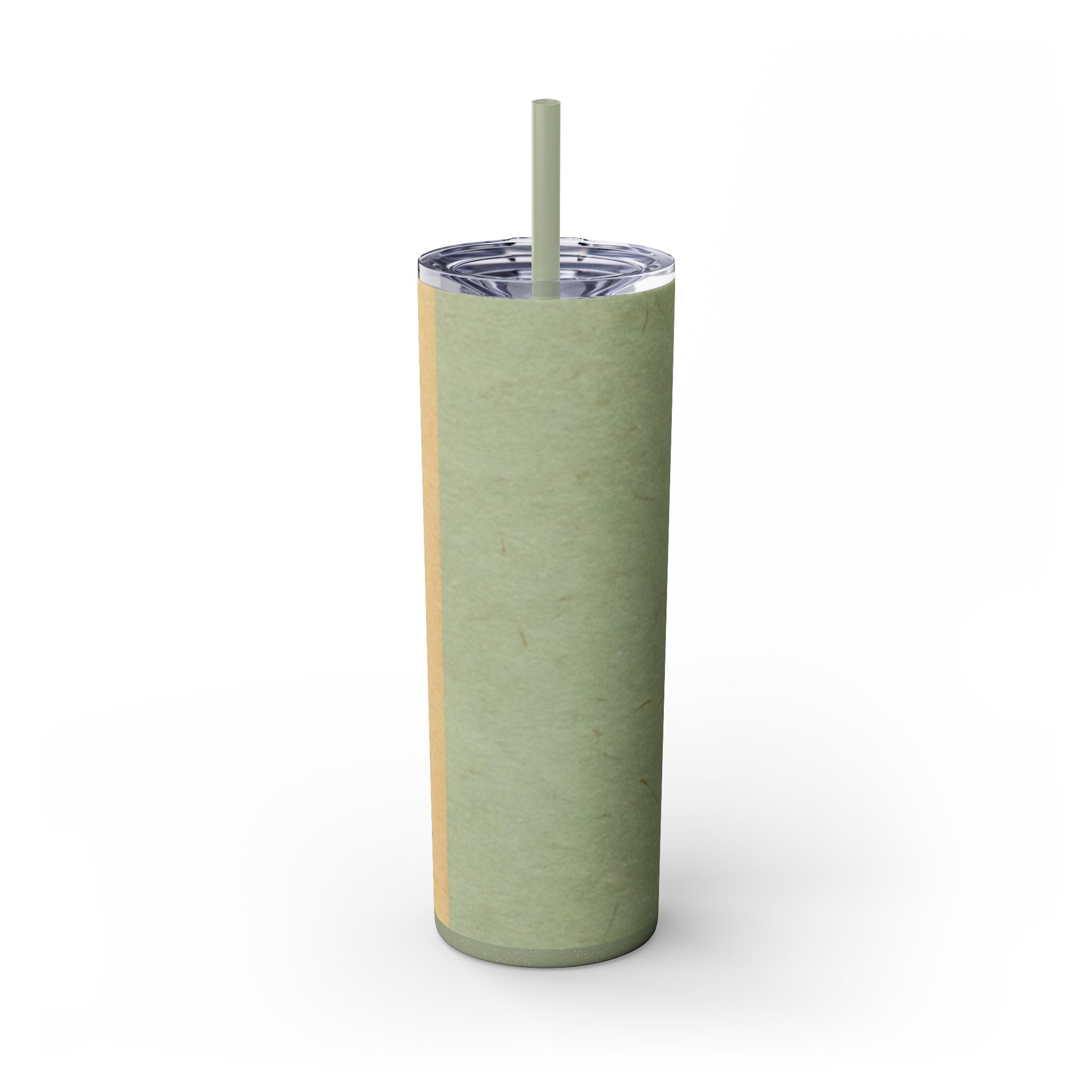 Personalized Maars Green Ombre Skinny Tumbler, Artsulli - Art is Long, Life is Short, Mug, Finish, Glossy, Color, Glitter Seascape, Size, 20oz, 21005125088379139399