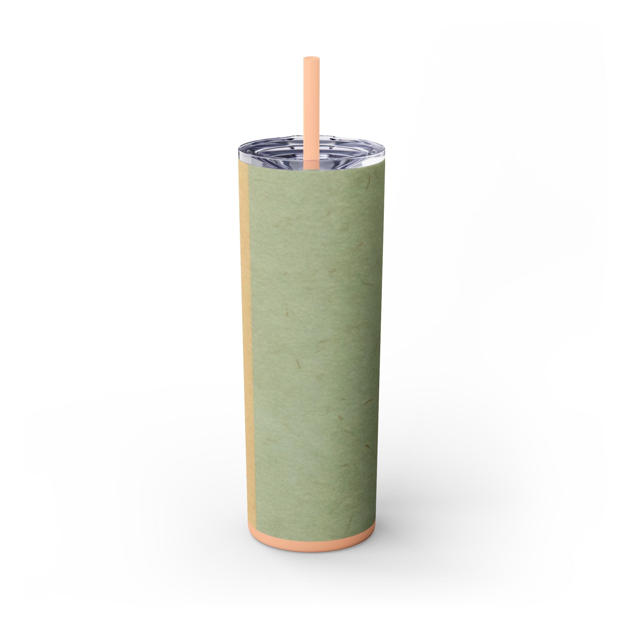Personalized Maars Green Ombre Skinny Tumbler, Artsulli - Art is Long, Life is Short, Mug, Finish, Matte, Color, Blush, Size, 20oz, 30481056545857196034