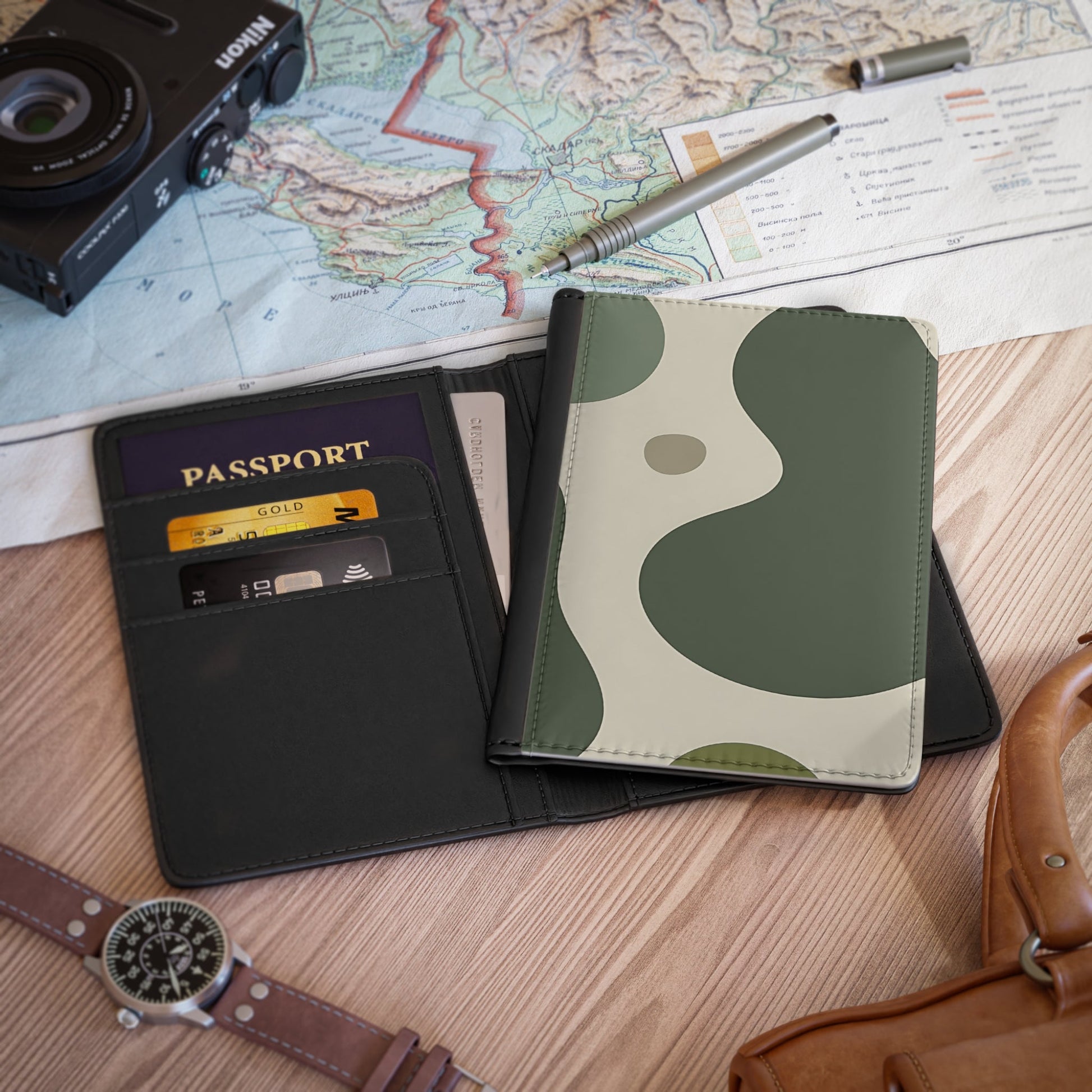 Personalized Passport Cover, Artsulli - Art is Long, Life is Short, Accessories, , , , , , , 