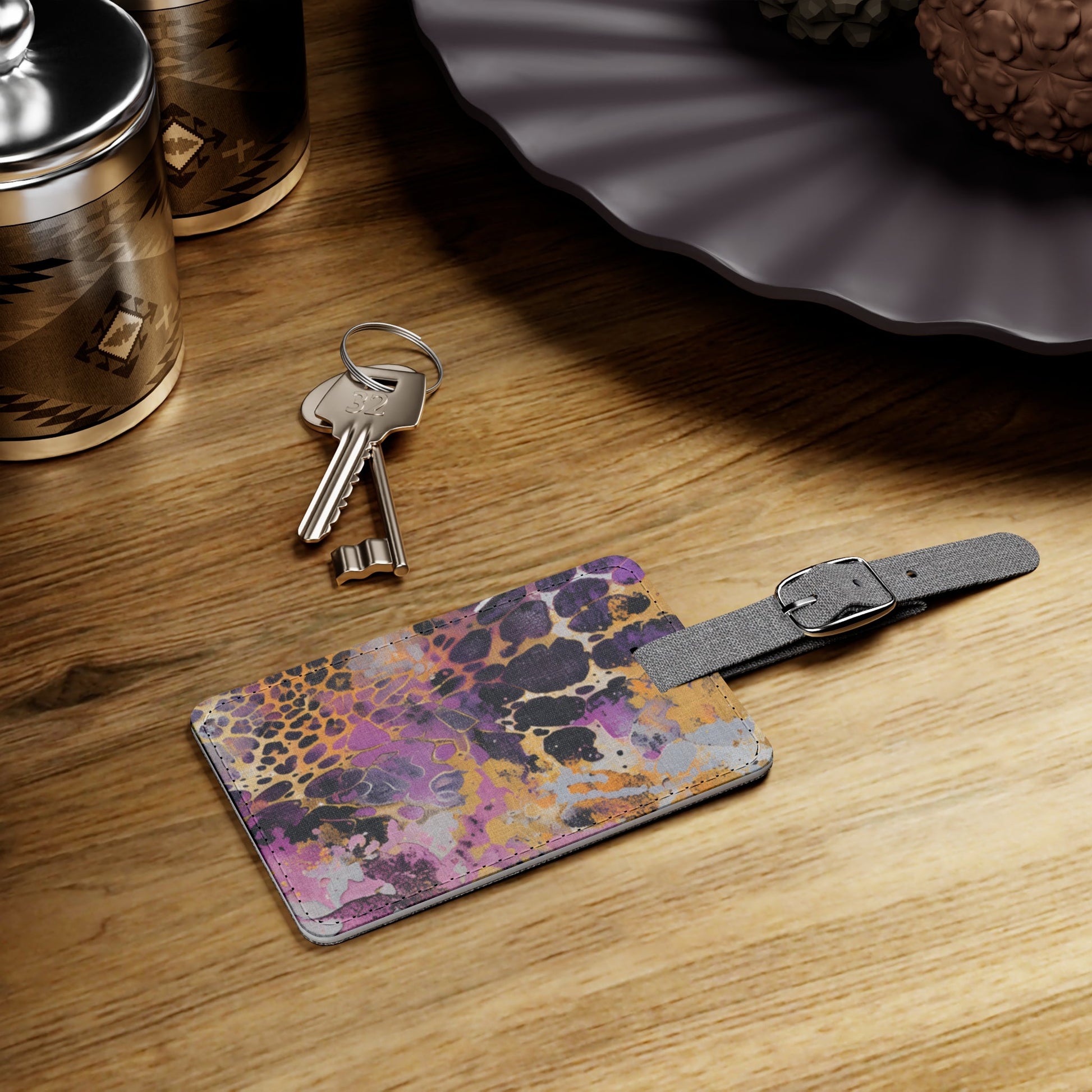 Personalized Patterned Luggage Tag, Artsulli - Art is Long, Life is Short, Accessories, , , , , , , 