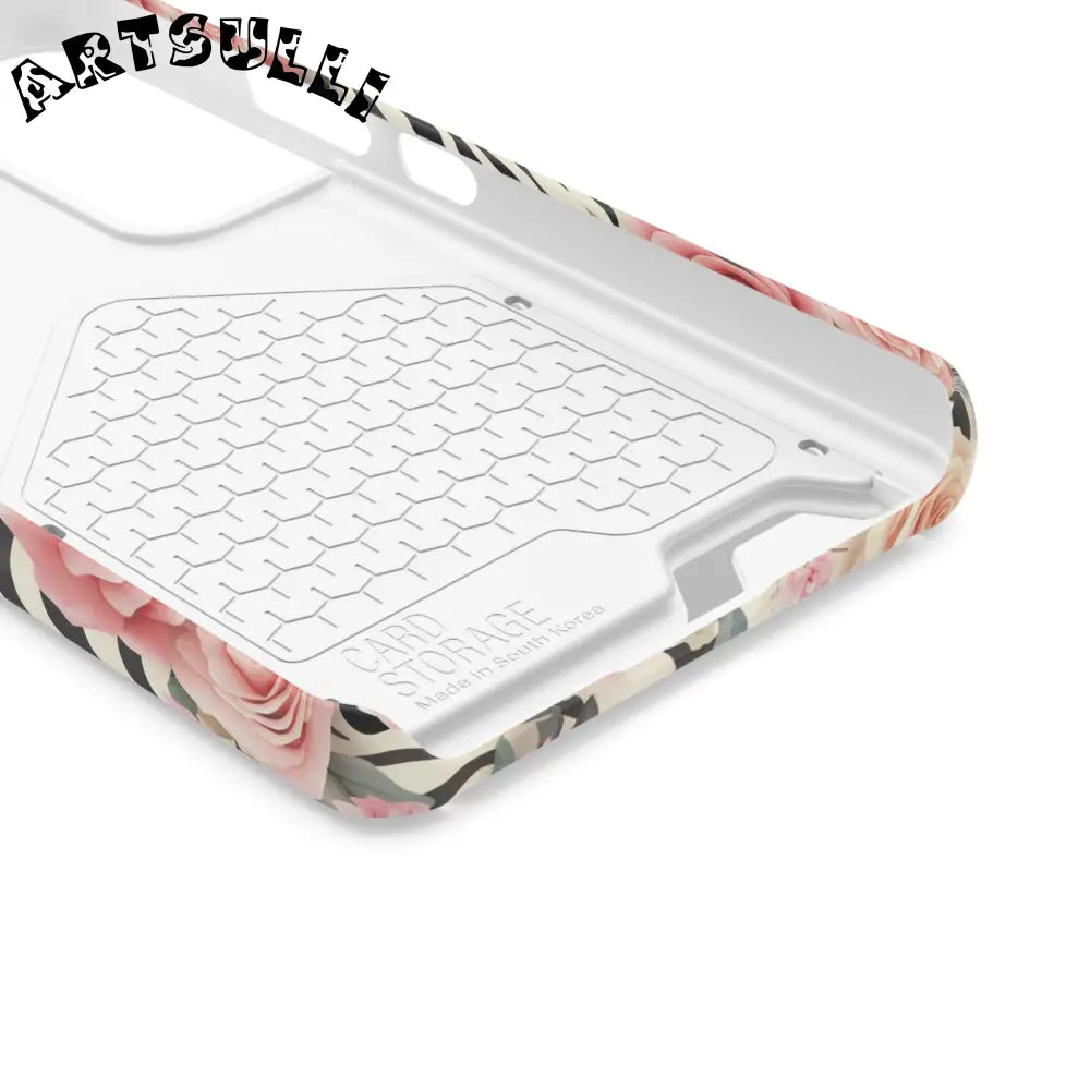 JAKKOUTTHEBXX Pink Floral Zebra Stripe Phone Case 2025