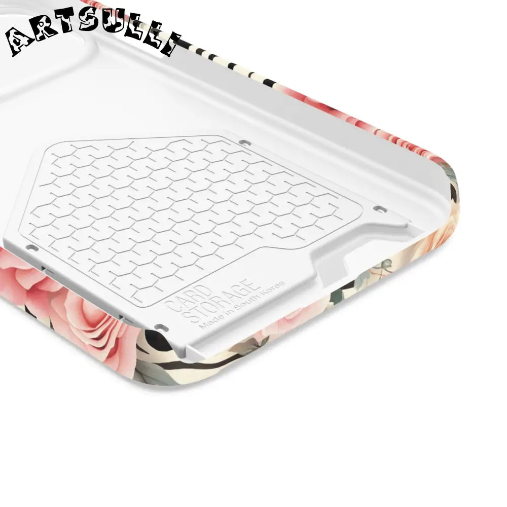 JAKKOUTTHEBXX Pink Floral Zebra Stripe Phone Case 2025