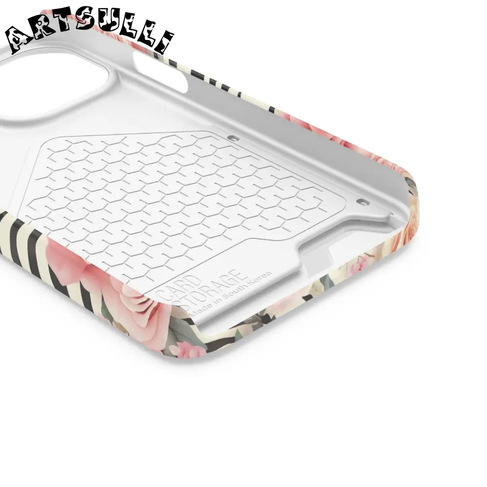 JAKKOUTTHEBXX Pink Floral Zebra Stripe Phone Case 2025