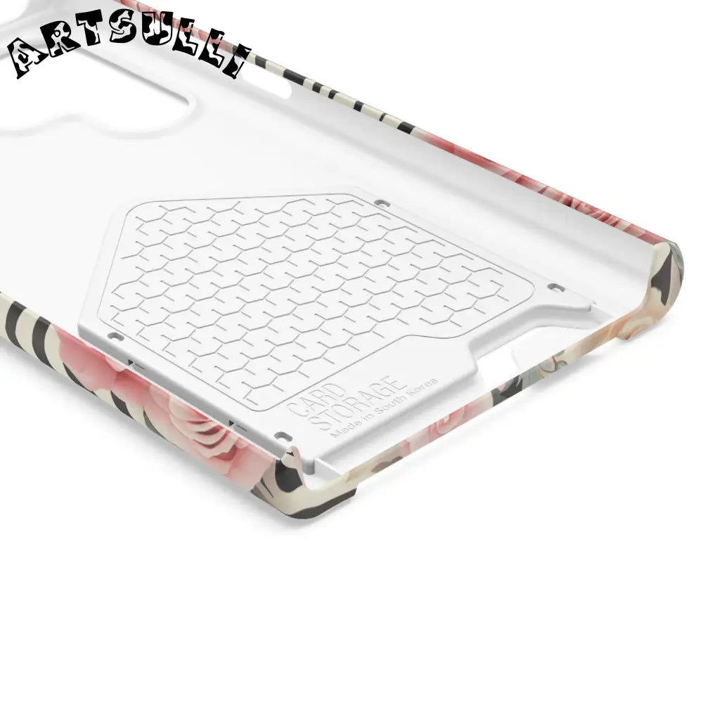 JAKKOUTTHEBXX Pink Floral Zebra Stripe Phone Case 2025