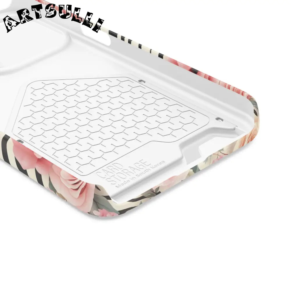 JAKKOUTTHEBXX Pink Floral Zebra Stripe Phone Case 2025