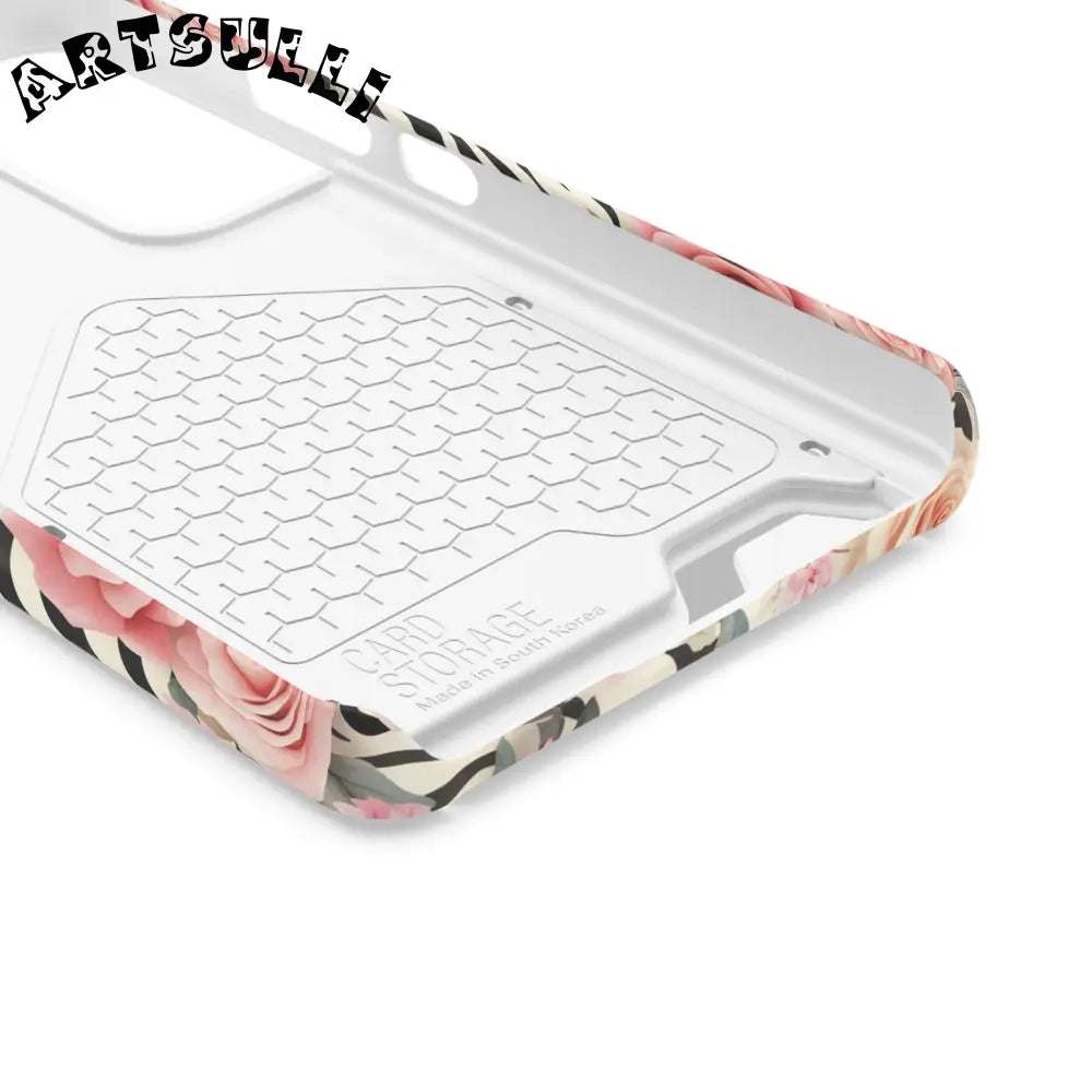 JAKKOUTTHEBXX Pink Floral Zebra Stripe Phone Case 2025