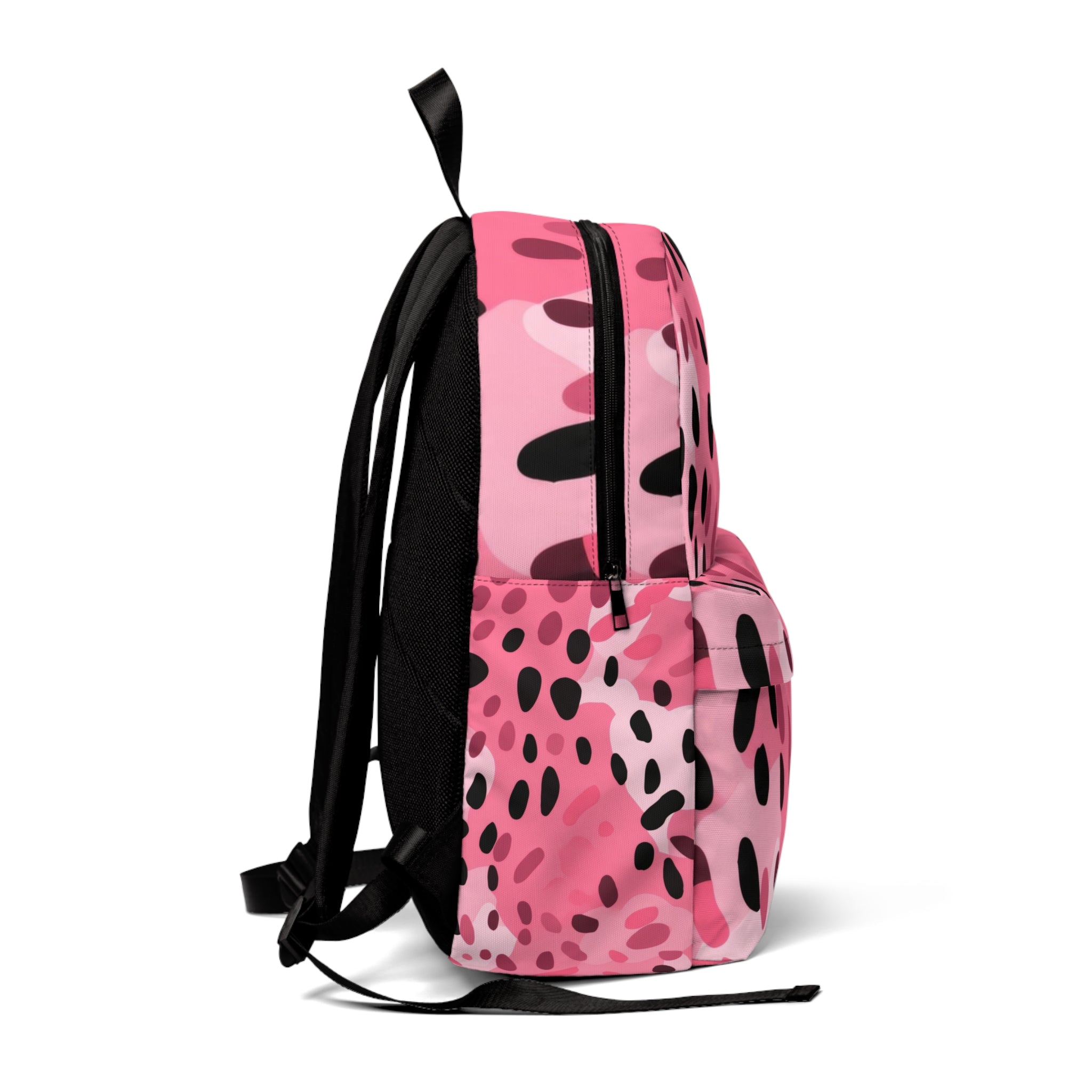 Pink Abstract Spot Backpack, Artsulli - Art is Long, Life is Short, Bags, , , , , , , 