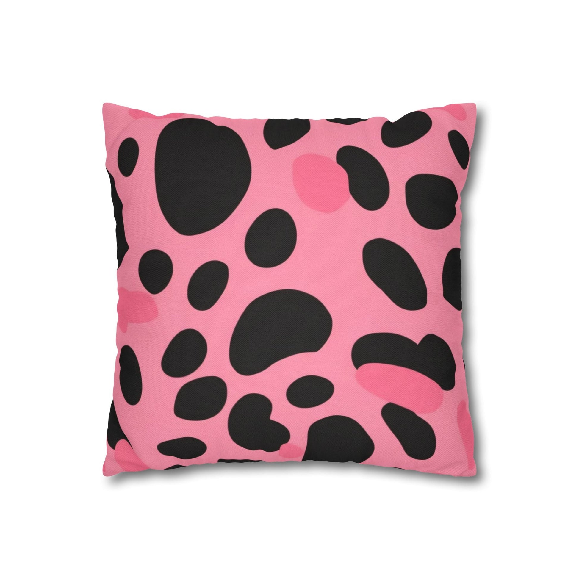Pink and Black Dalmatian Throw Pillow, Artsulli - Art is Long, Life is Short, Home Decor, , , , , , , 