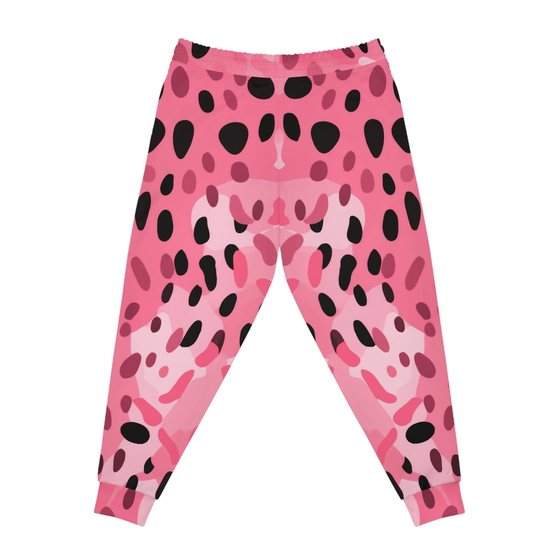 Pink and Black Spotted Athletic Joggers, Artsulli - Art is Long, Life is Short, All Over Prints, , , , , , , 