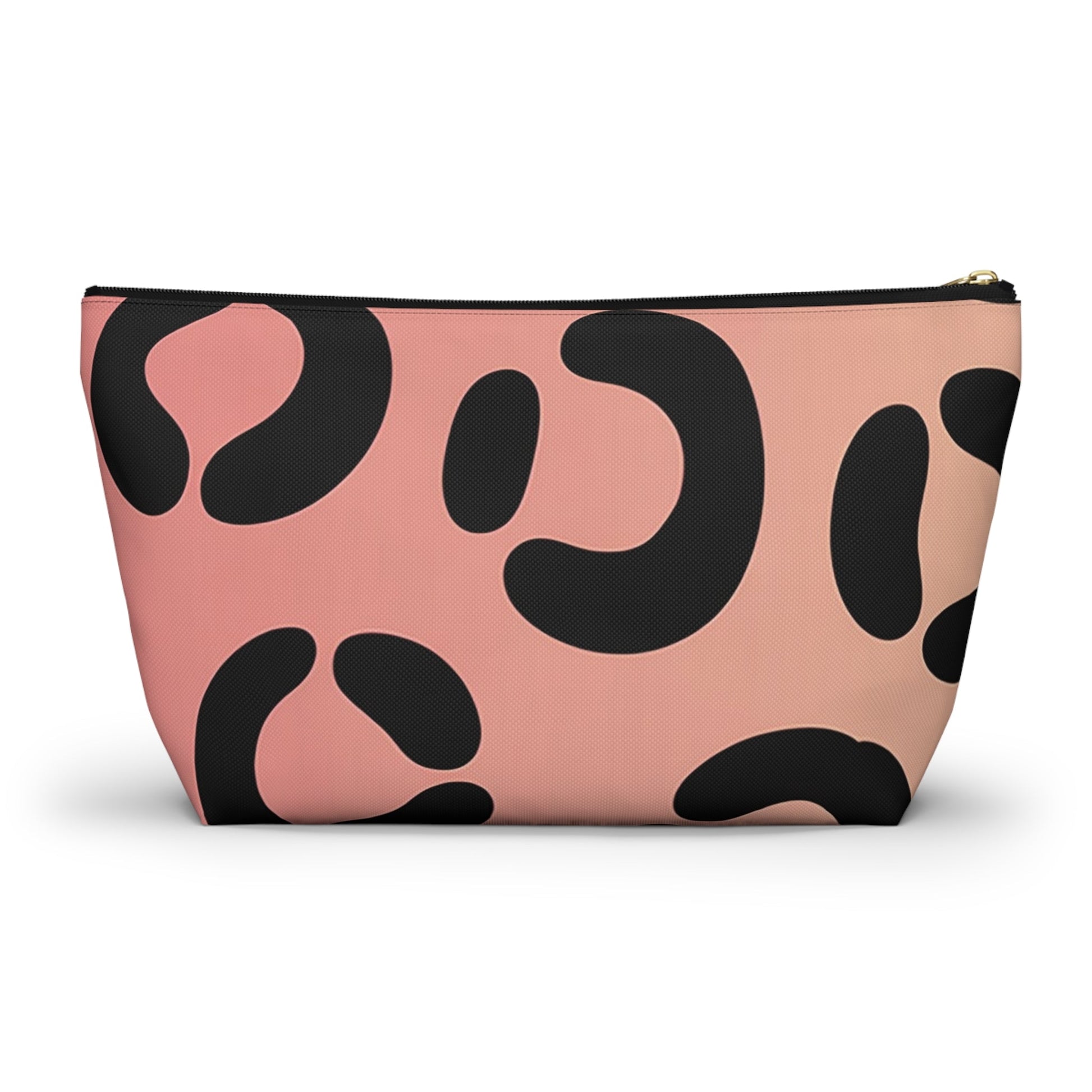 Pink and Black Spotted Makeup Bag, Artsulli - Art is Long, Life is Short, Bags, , , , , , , 