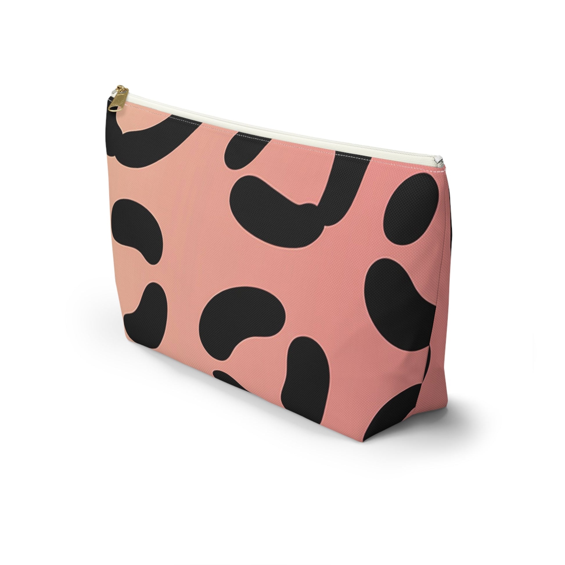 Pink and Black Spotted Makeup Bag, Artsulli - Art is Long, Life is Short, Bags, , , , , , , 