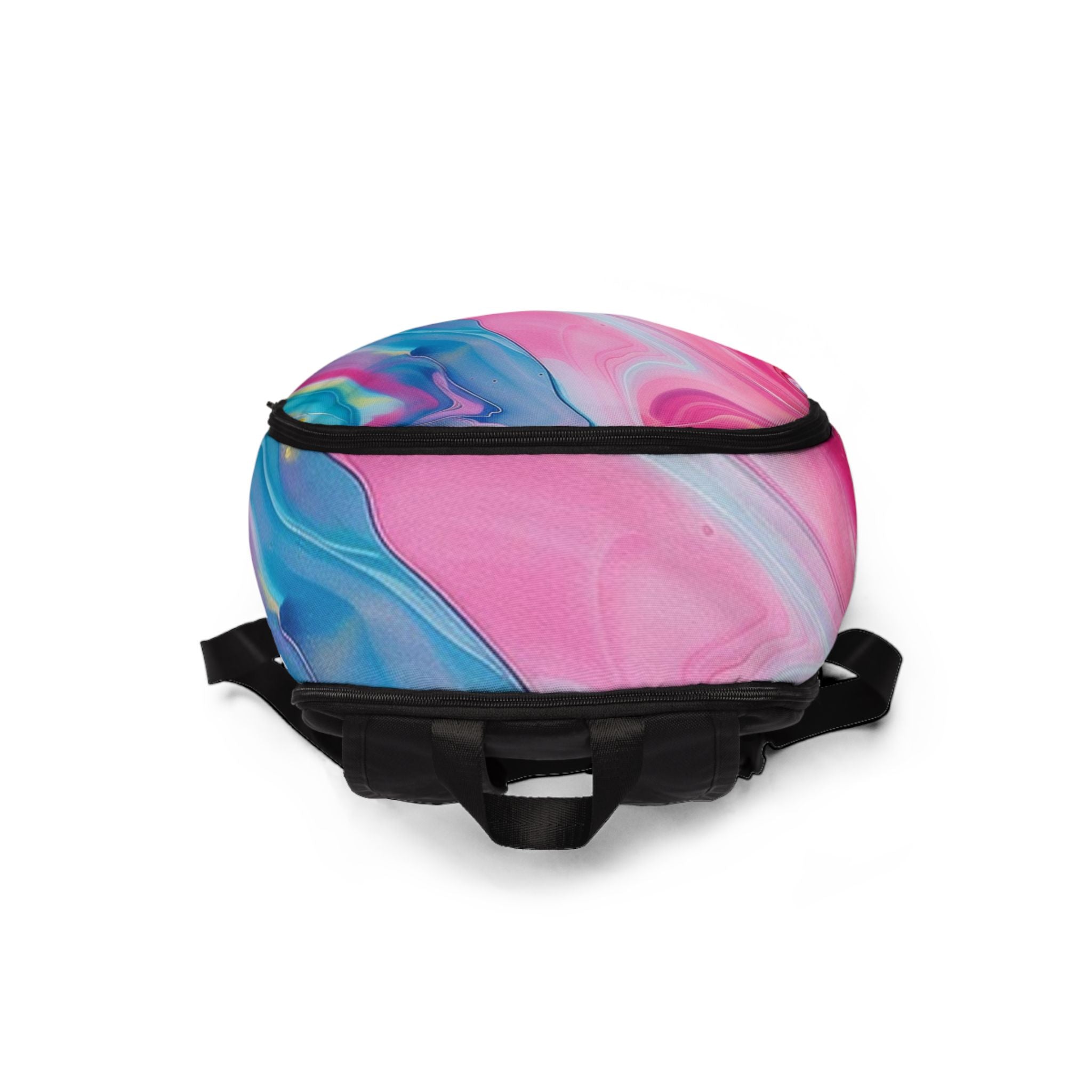 Pink and Blue Marbled Backpack, Artsulli - Art is Long, Life is Short, Bags, , , , , , , 