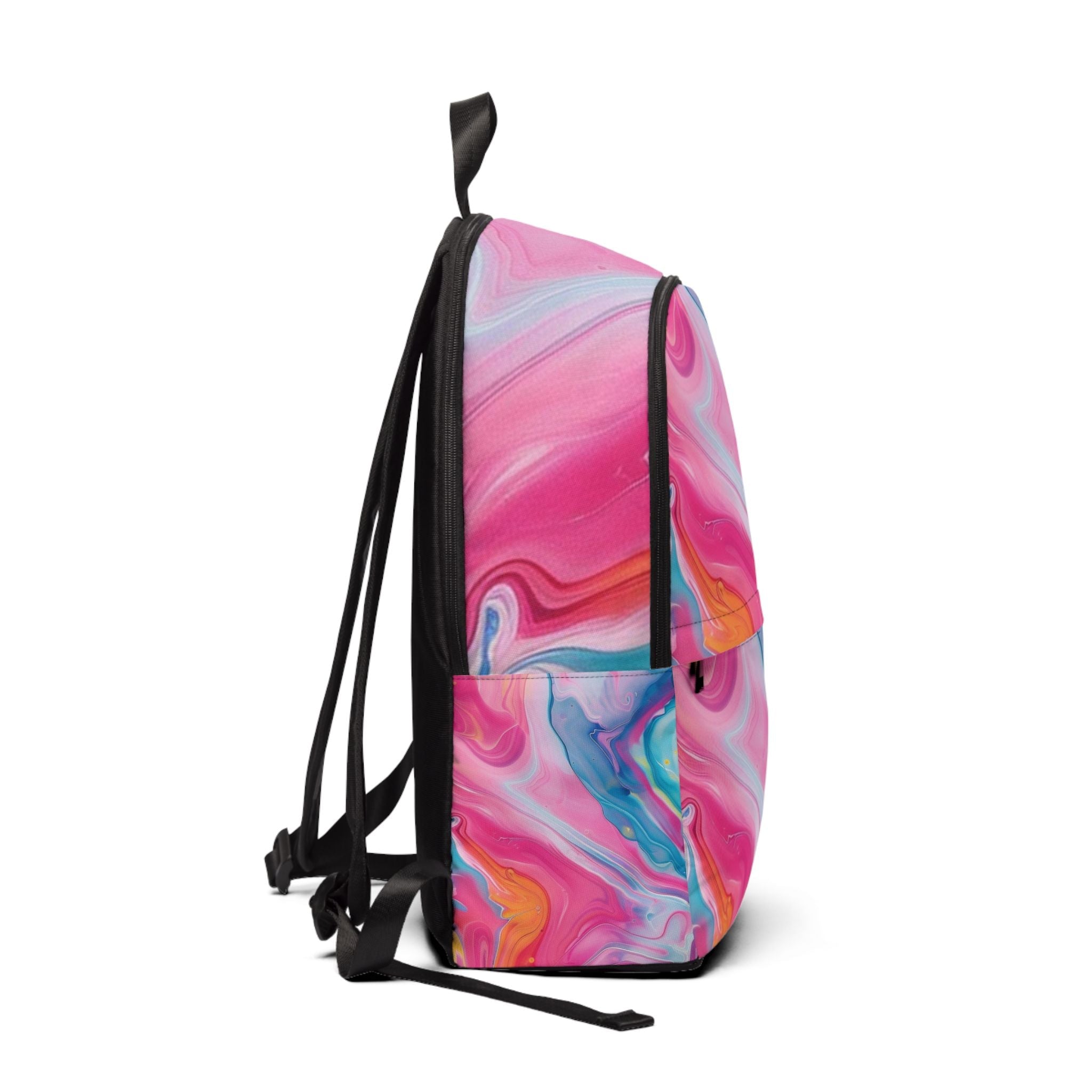 Pink and Blue Marbled Backpack, Artsulli - Art is Long, Life is Short, Bags, , , , , , , 