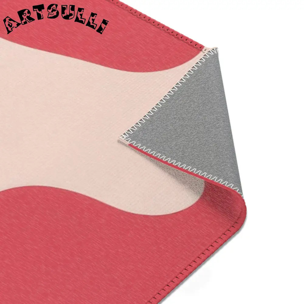 Pink and Cream Cow Print Area Rug, Artsulli - Art is Long, Life is Short, Home Decor, , , , , , , 