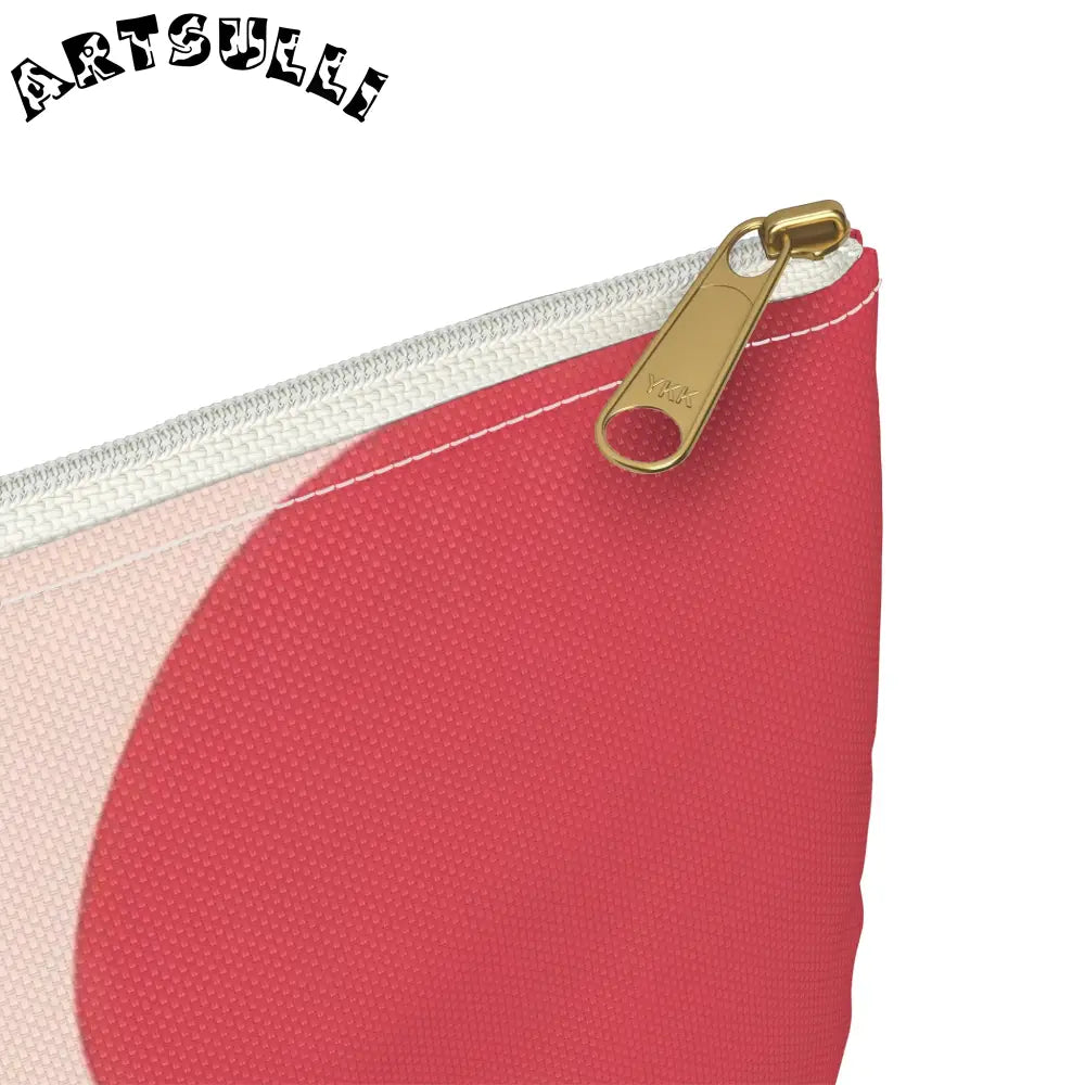 Pink and Cream Cow Print Flat Pouch, Artsulli - Art is Long, Life is Short, Bags, , , , , , , 