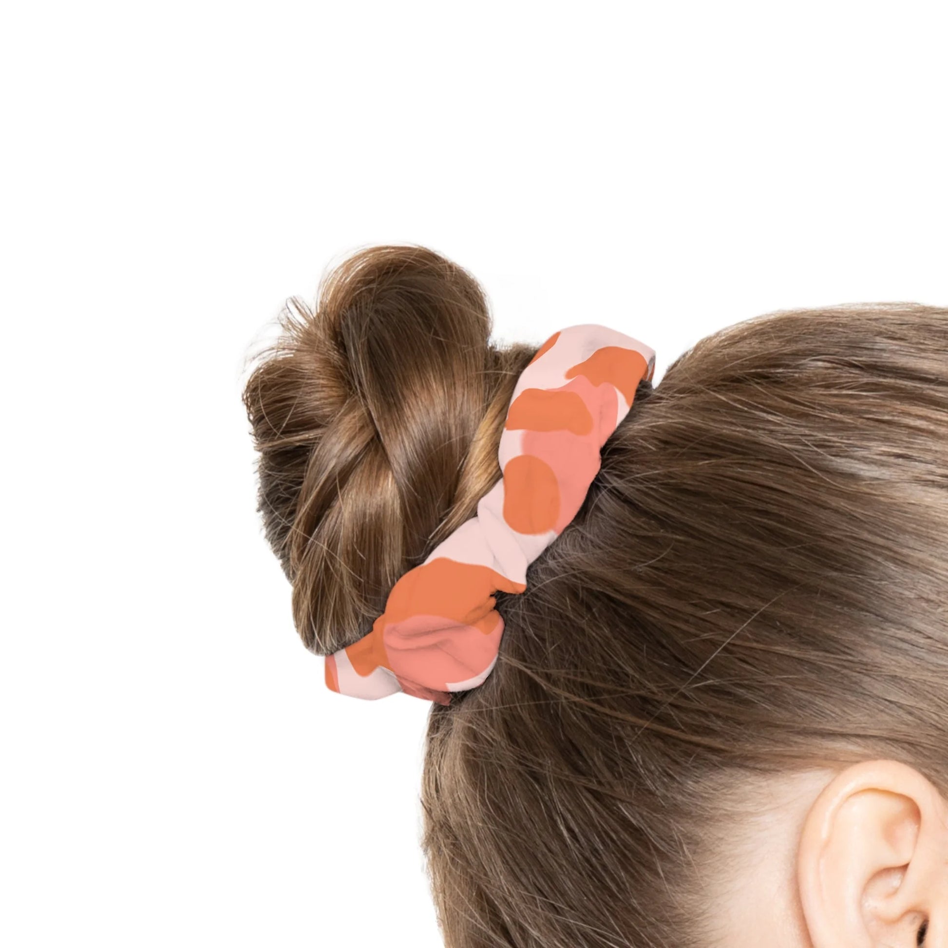 Pink and Orange Spotted Scrunchie, Artsulli - Art is Long, Life is Short, Accessories, , , , , , , 