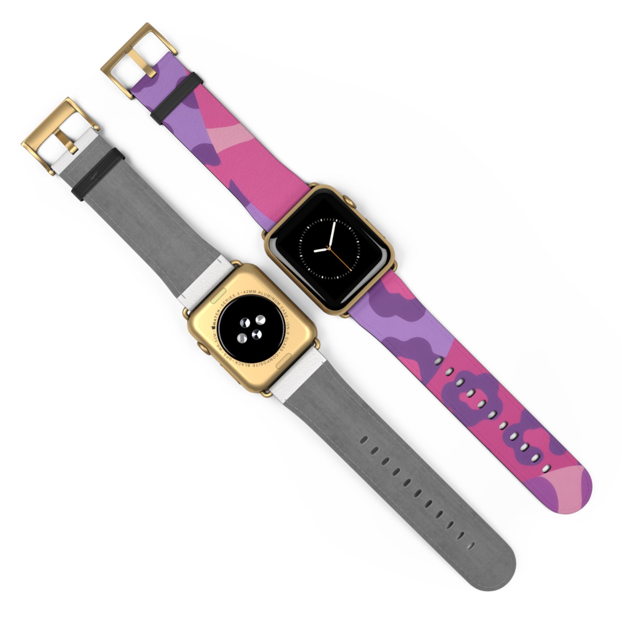 Pink and Purple Camouflage Apple Watch Band, Artsulli - Art is Long, Life is Short, Accessories, , , , , , , 