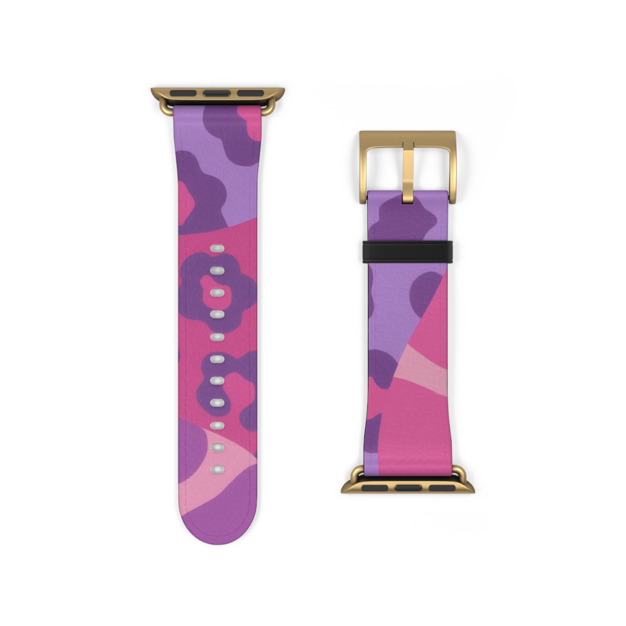 Pink and Purple Camouflage Apple Watch Band, Artsulli - Art is Long, Life is Short, Accessories, , , , , , , 