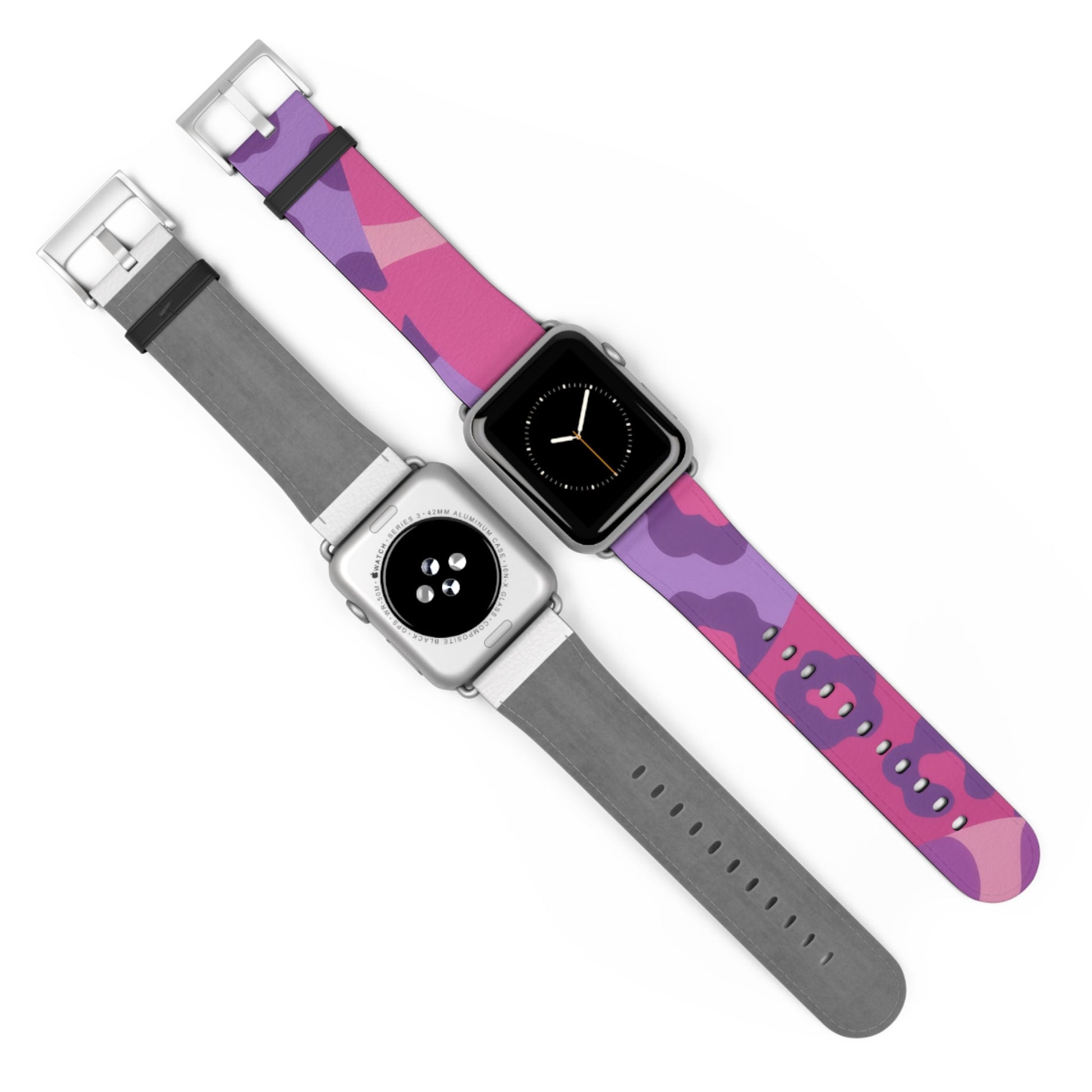 Pink and Purple Camouflage Apple Watch Band, Artsulli - Art is Long, Life is Short, Accessories, , , , , , , 