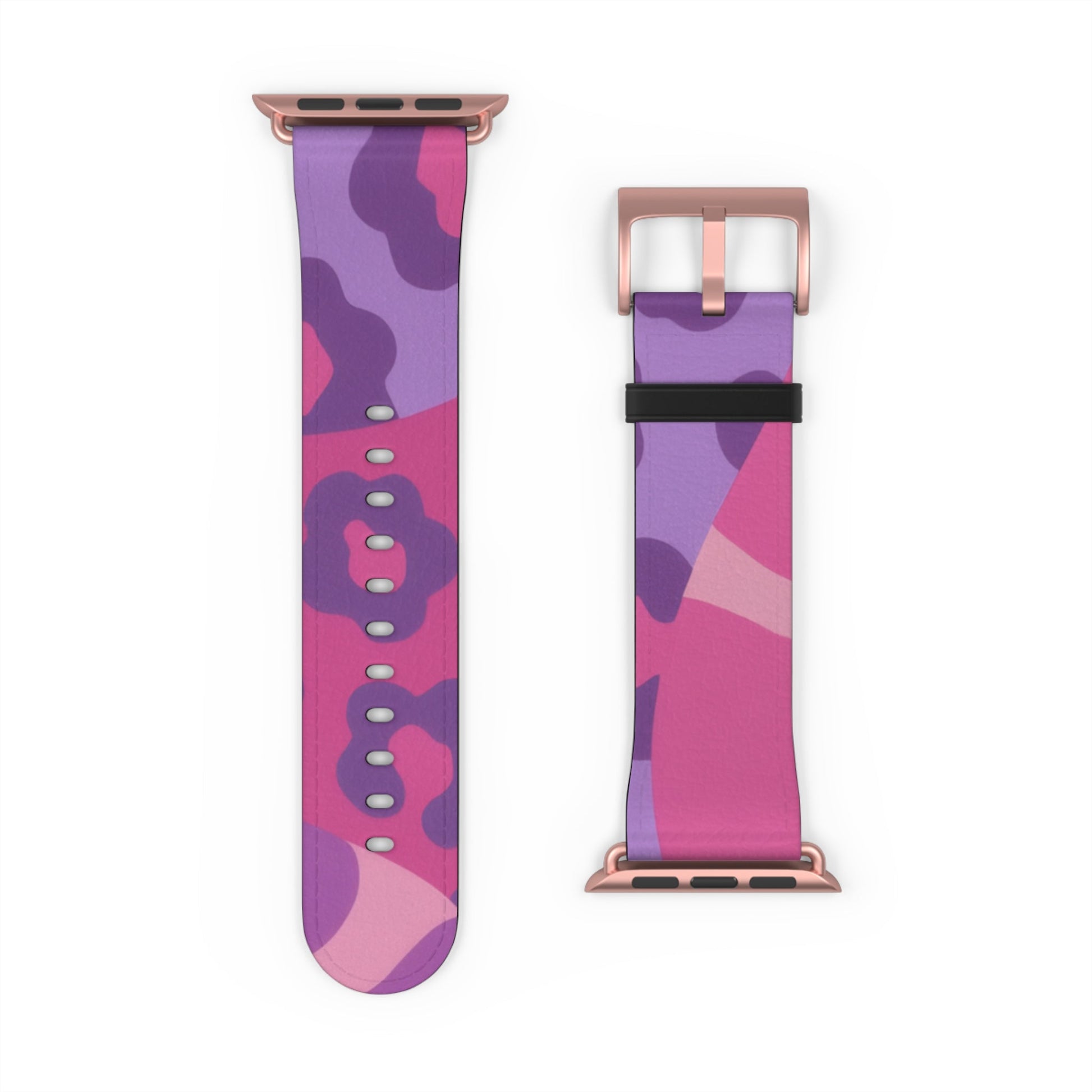 Pink and Purple Camouflage Apple Watch Band, Artsulli - Art is Long, Life is Short, Accessories, , , , , , , 