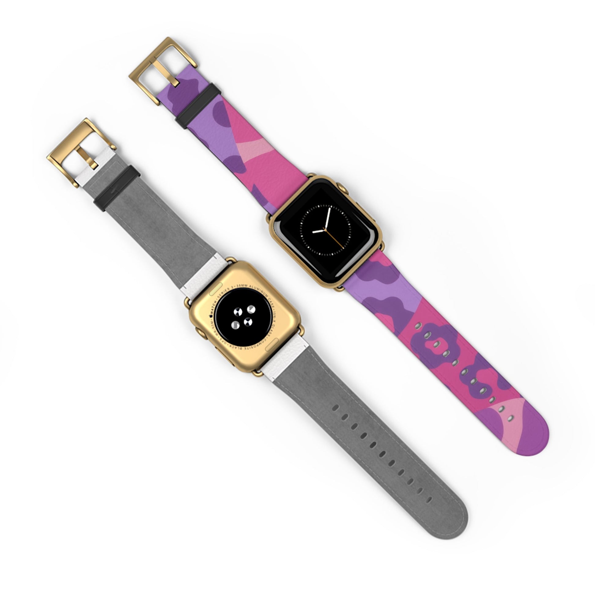 Pink and Purple Camouflage Apple Watch Band, Artsulli - Art is Long, Life is Short, Accessories, , , , , , , 