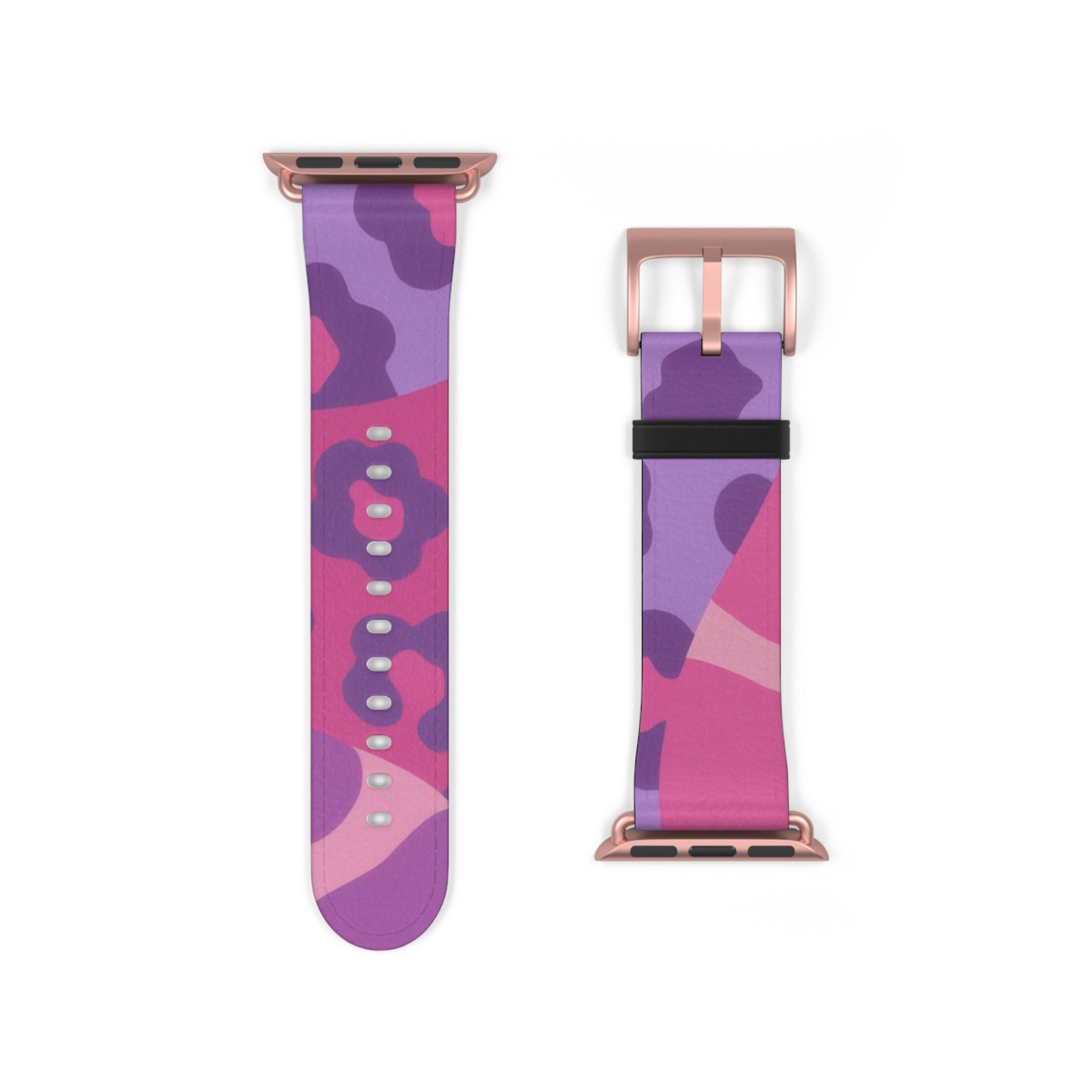 Pink and Purple Camouflage Apple Watch Band, Artsulli - Art is Long, Life is Short, Accessories, , , , , , , 