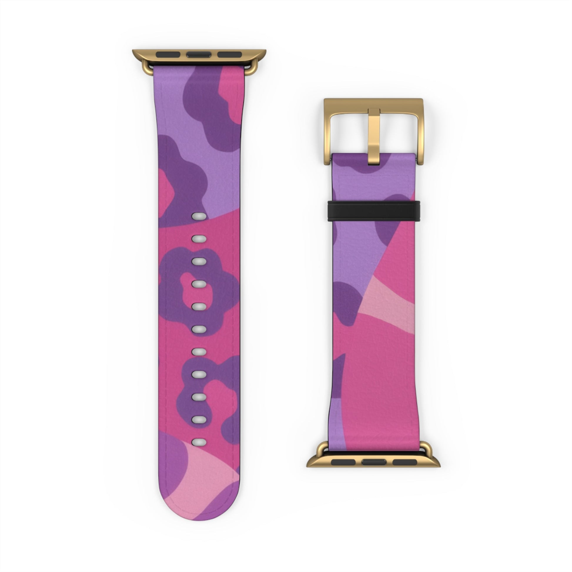 Pink and Purple Camouflage Apple Watch Band, Artsulli - Art is Long, Life is Short, Accessories, , , , , , , 