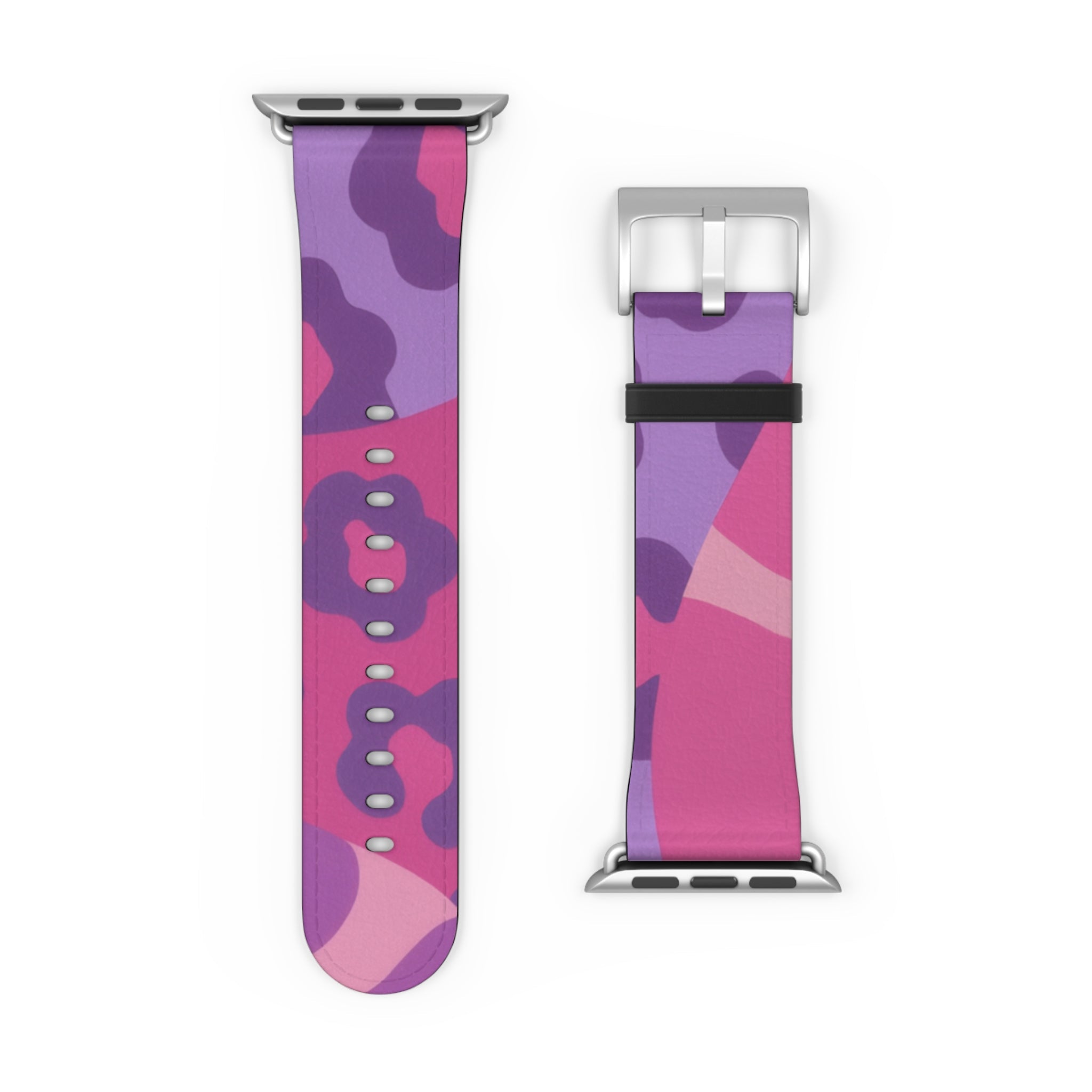 Pink and Purple Camouflage Apple Watch Band, Artsulli - Art is Long, Life is Short, Accessories, , , , , , , 