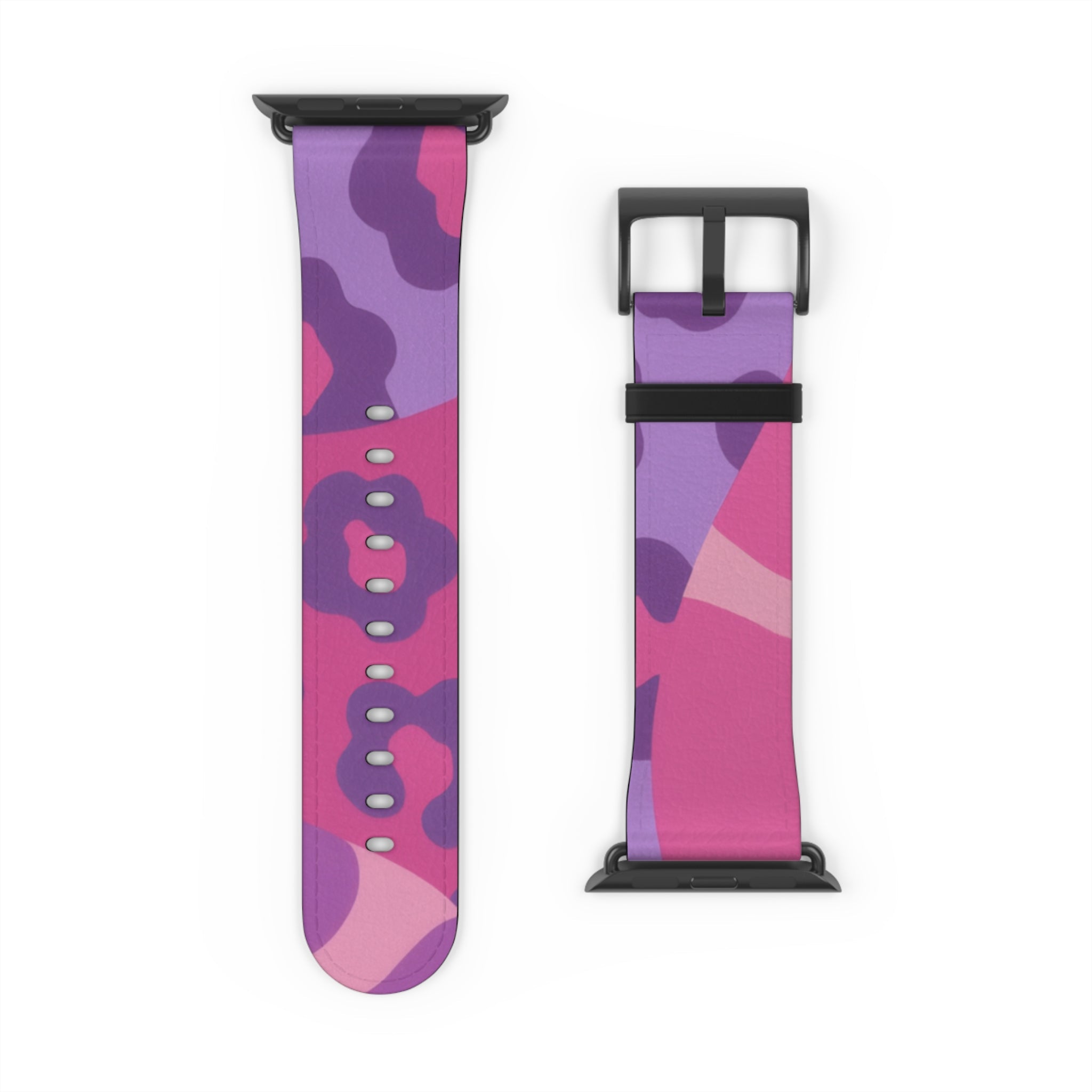 Pink and Purple Camouflage Apple Watch Band, Artsulli - Art is Long, Life is Short, Accessories, , , , , , , 