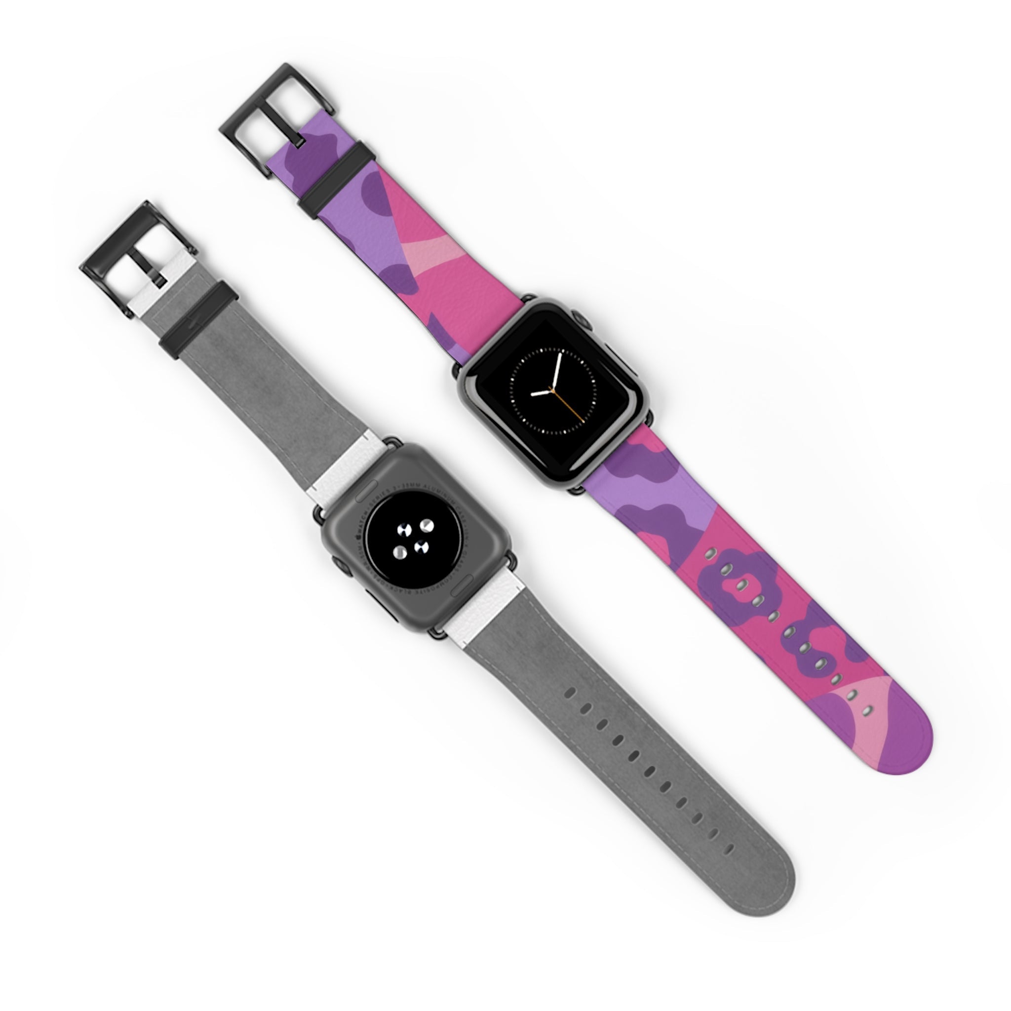 Pink and Purple Camouflage Apple Watch Band, Artsulli - Art is Long, Life is Short, Accessories, , , , , , , 